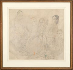 Étude pour M. et Mme R. H. Butler et leurs filles