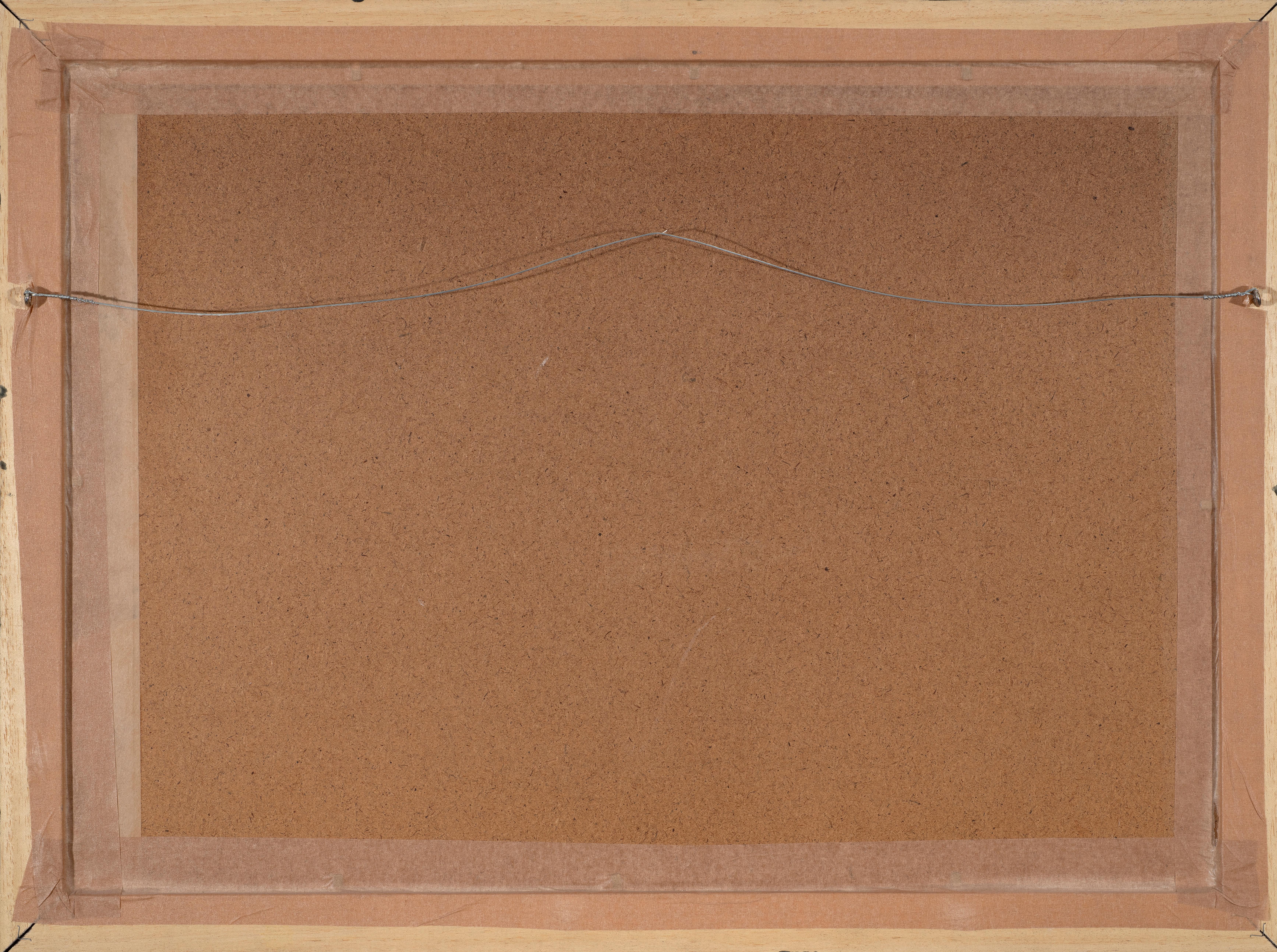 Británico, 1954, Manera de John Nash (1893-1977) 
Escena de bosque con una masa de agua
Acuarela y grafito sobre papel, montado en cartulina
Firmado indistintamente y fechado abajo a la izquierda
34,1 x 50,3 cm; (dentro del marco) 49,1 x 65,6 cm.