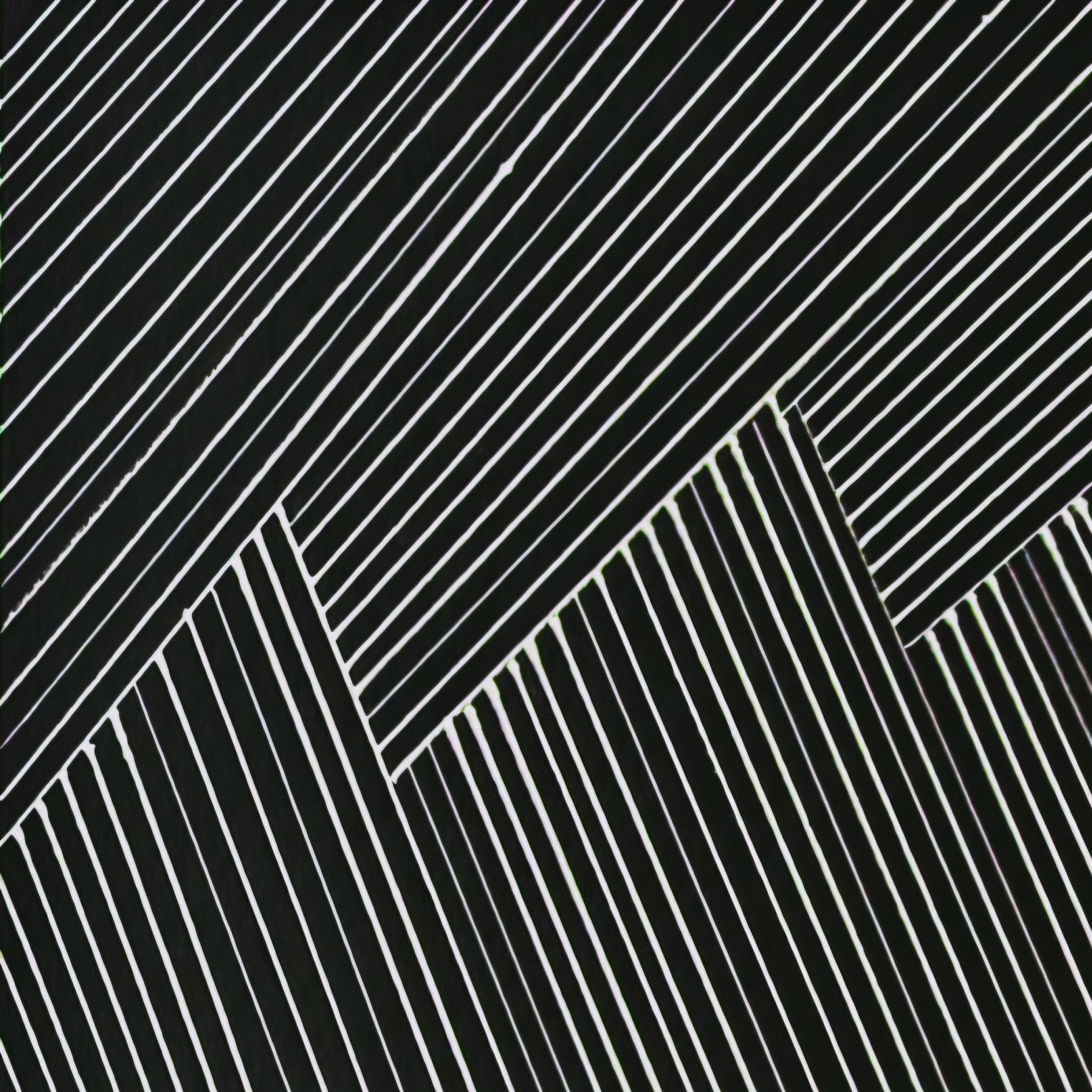  Das detailgetreue Kunstwerk im Format 9x12 Zoll auf feinem Papier präsentiert ein unverwechselbares OP-Art-Design, das an die Zeit des 20. Jahrhunderts erinnert. Optische Täuschungen nutzen, um ein Gefühl von Bewegung zu erzeugen. Dieses