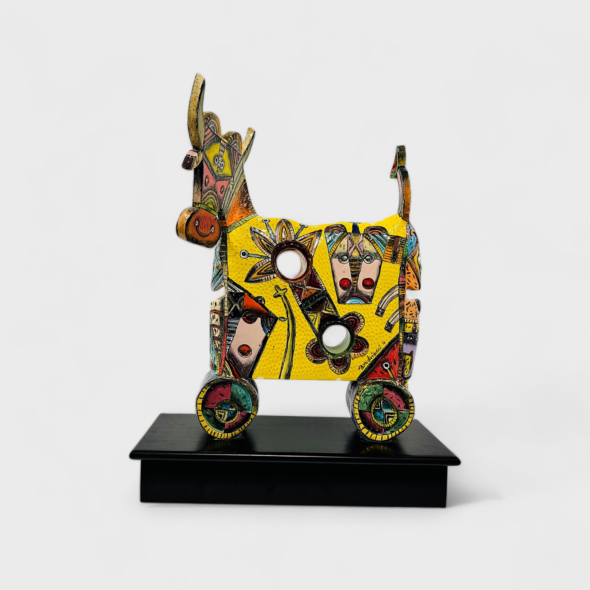Piccola mucca irrequieta - Art di Fernando Andriacci. 