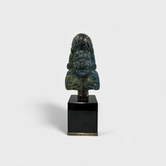 Testa di scultura preispanica.