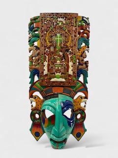 Arte Popular Detallado - Tallado en Madera "K'inich Janaab' Pakal - Rey Pakal"