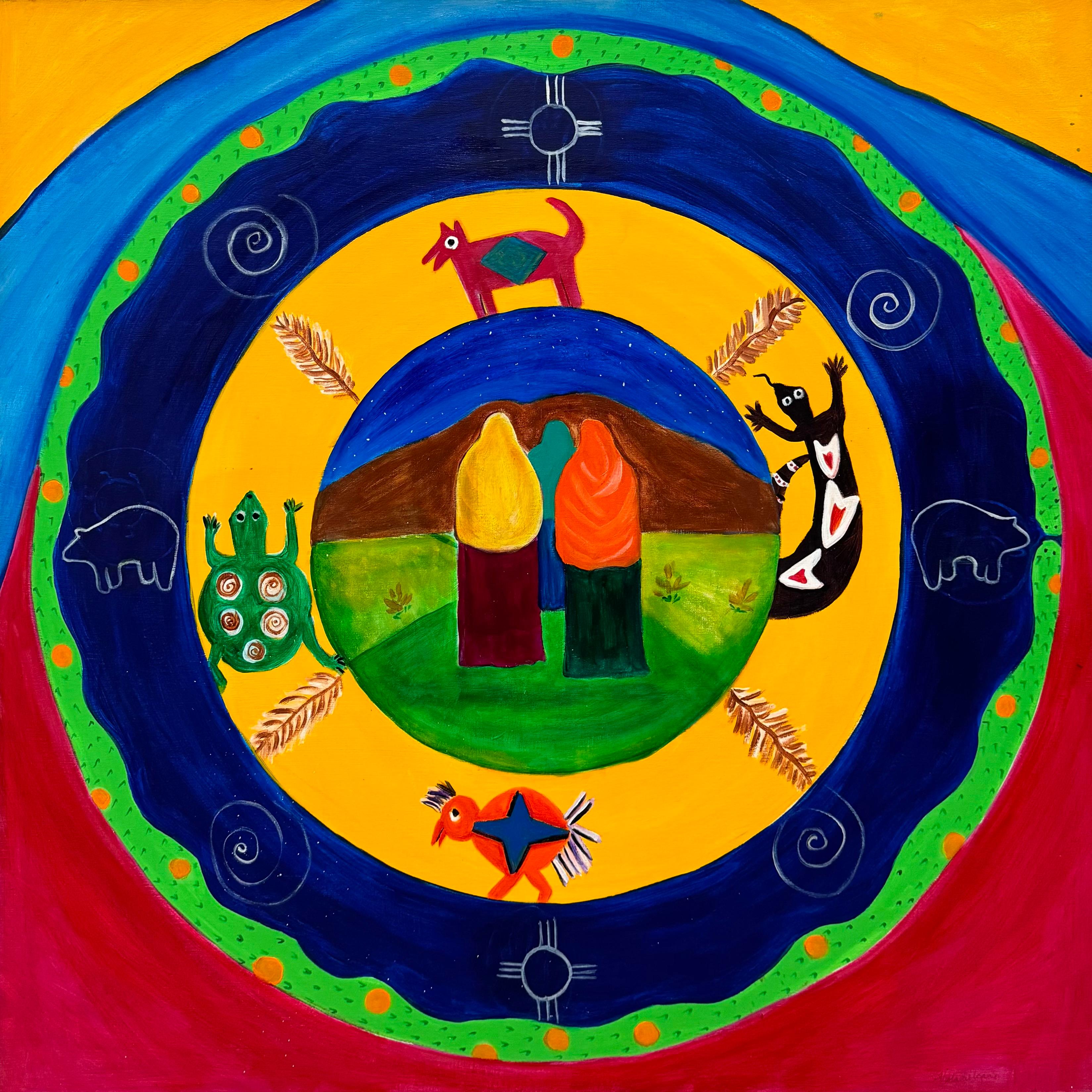 The Circle - Art de Viola Delgado. 