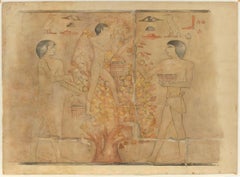 Three Studies of Mastaba of Ty - Saqqara, Egypt