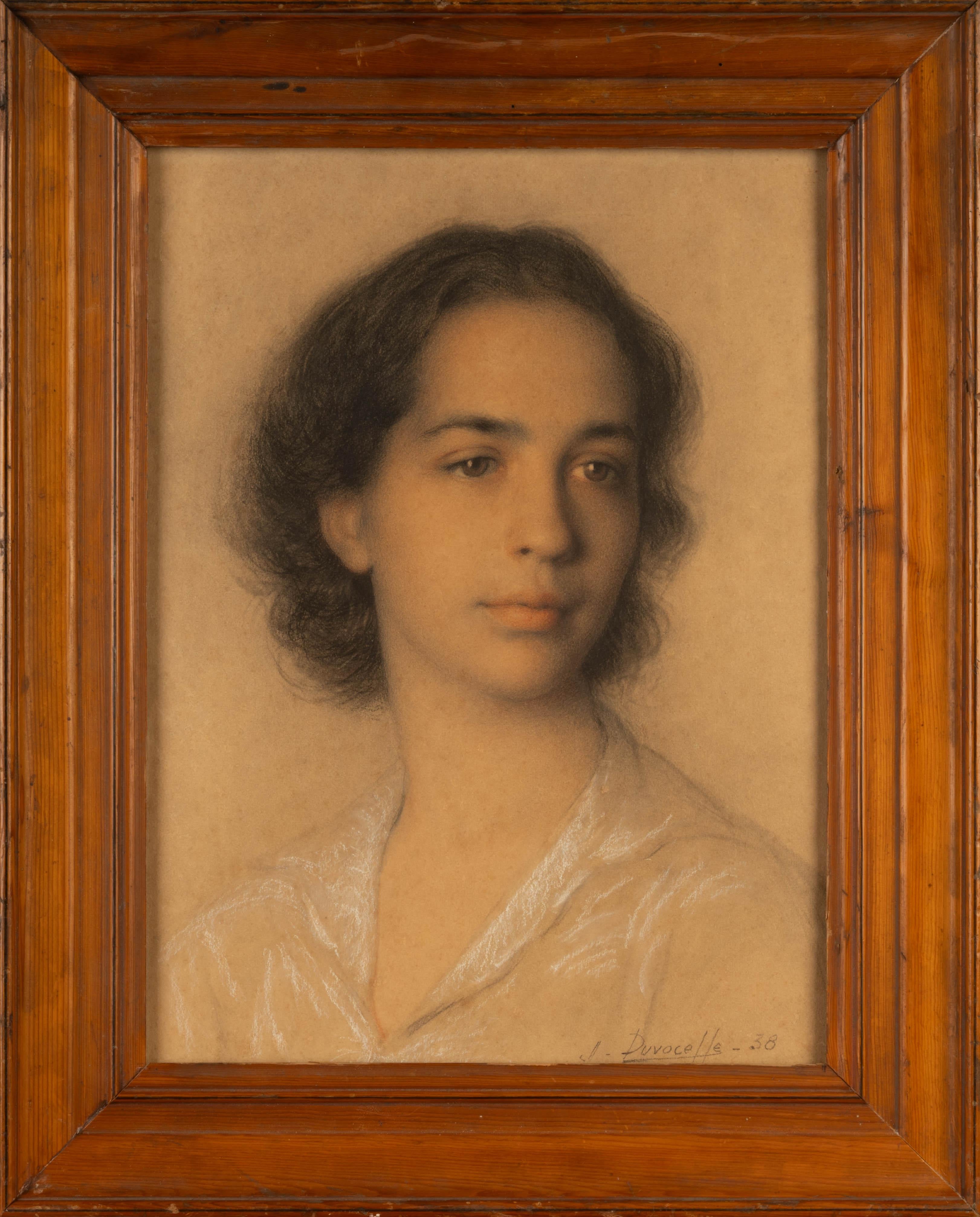 Framed Portrait Drawings and Watercolors