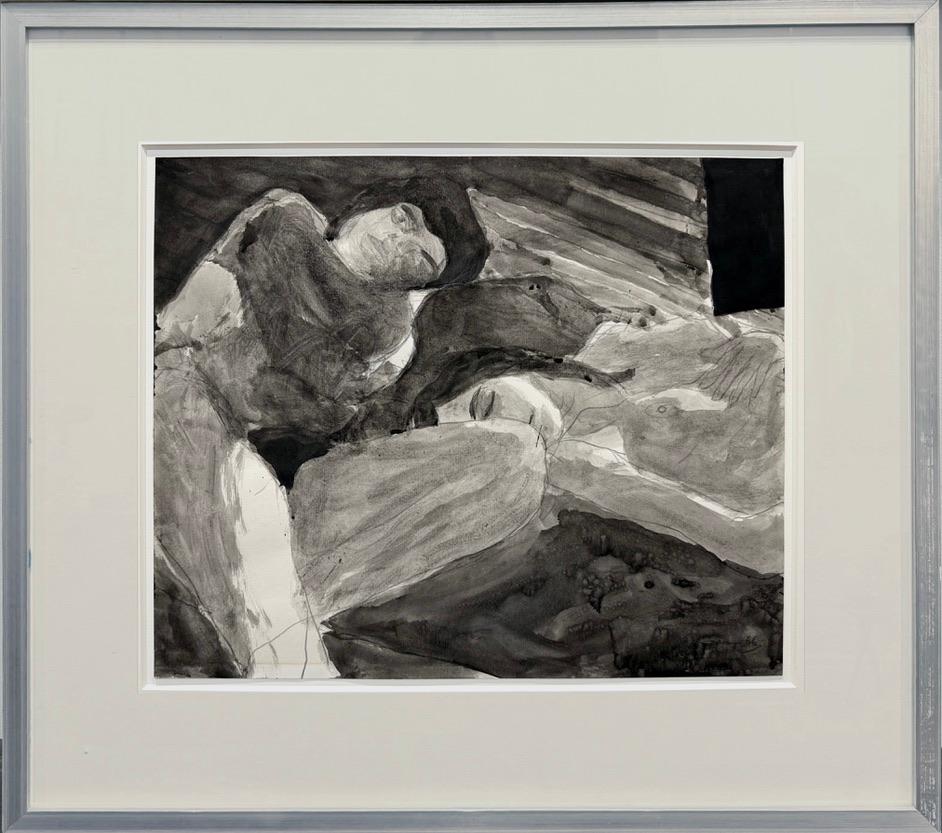 Schlafender weiblicher Akt – Art von Nathan Oliveira