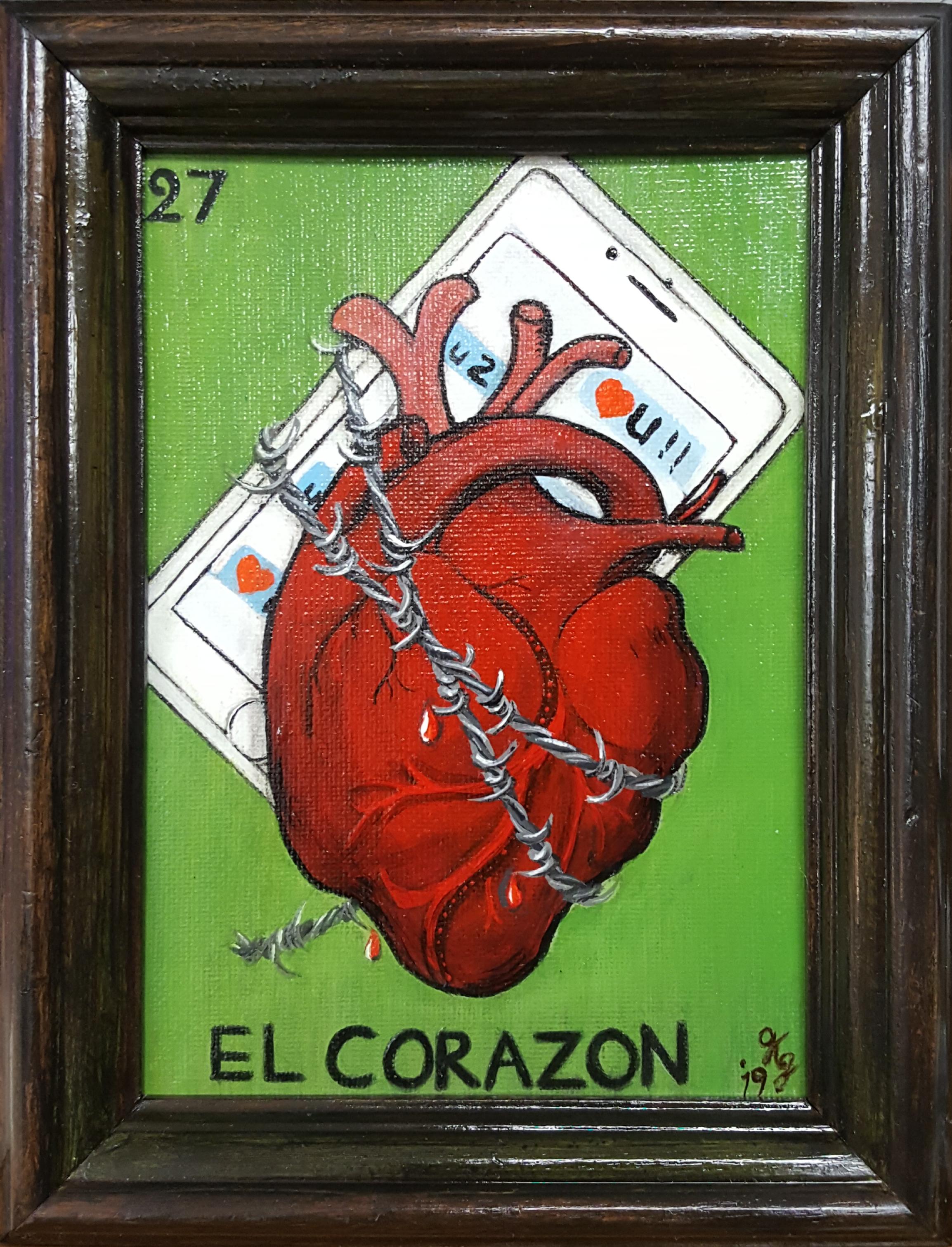 El Corazon - Painting by Georgia Griffin