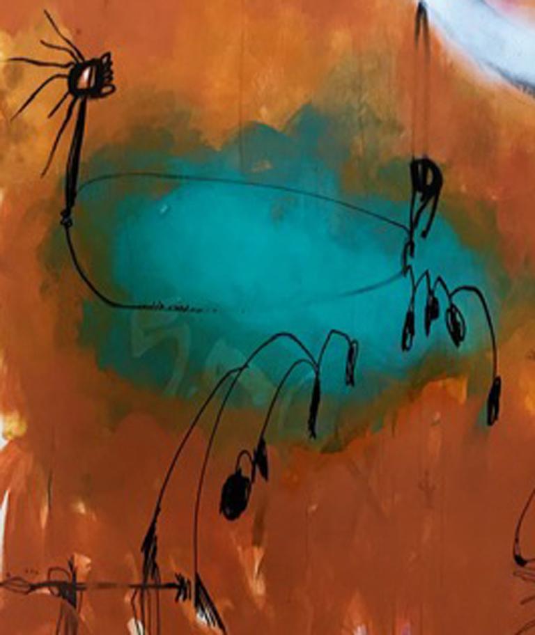 Caliente y Frio  - Painting by Jody Levinson
