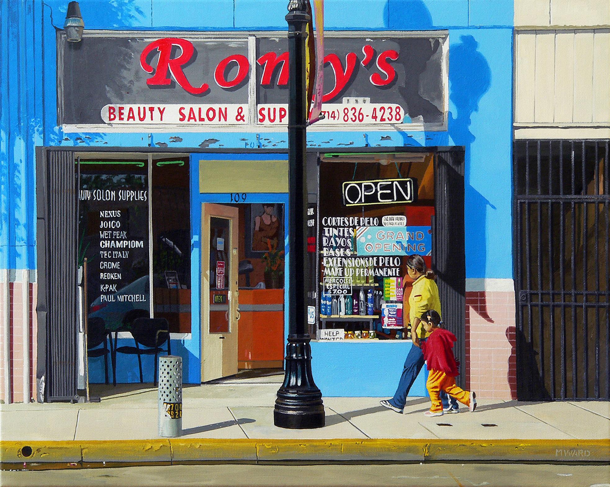 Michael Ward Landscape Painting - Romy's Salon