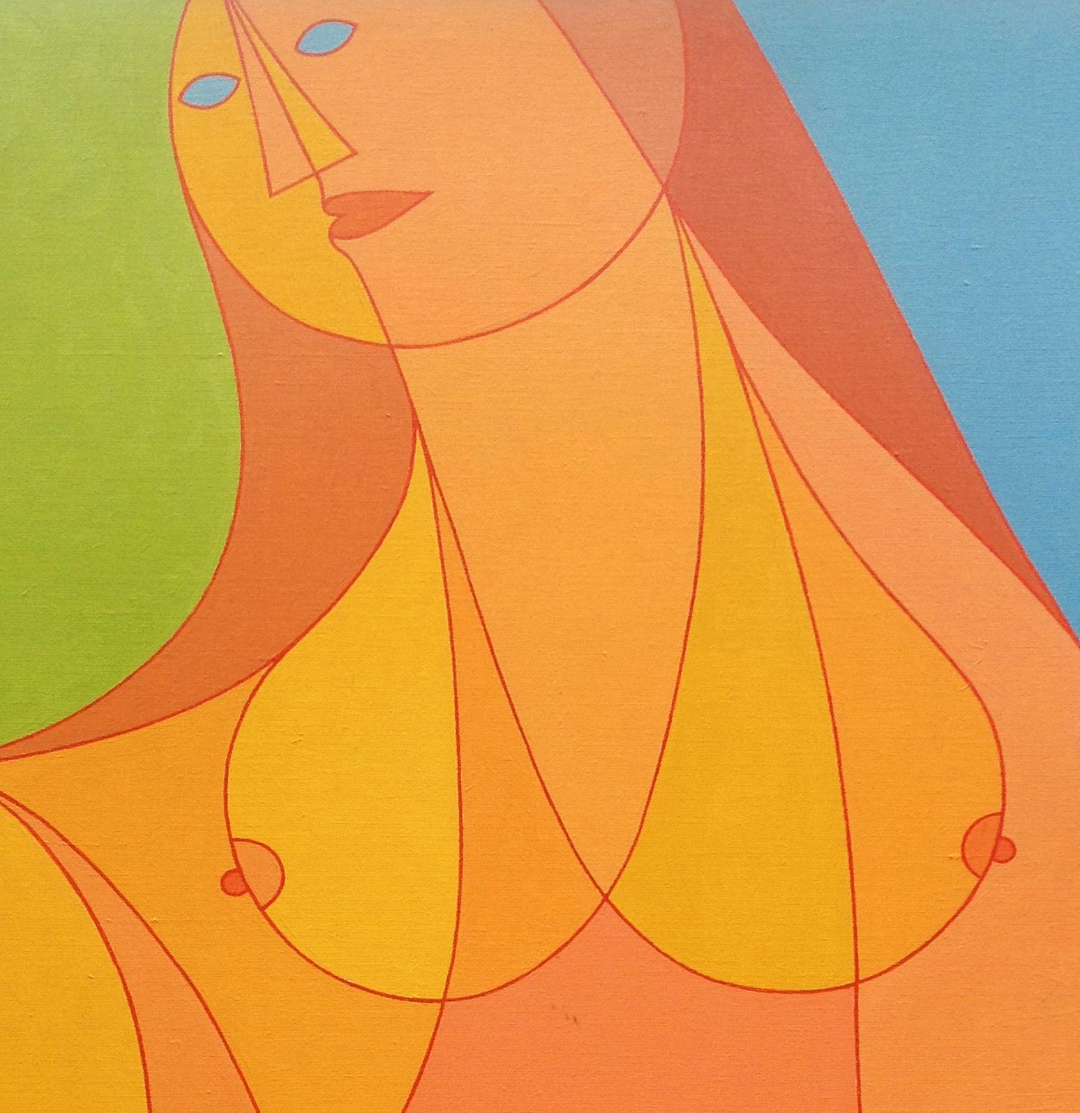 Goldene Dame (Amerikanische Moderne), Art, von Kenneth B Walsh