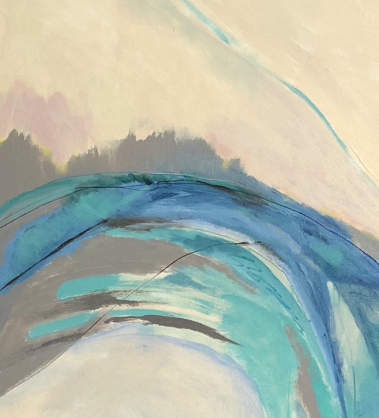 Muscle Wave - Abstract Geometric Painting by Beth Barry