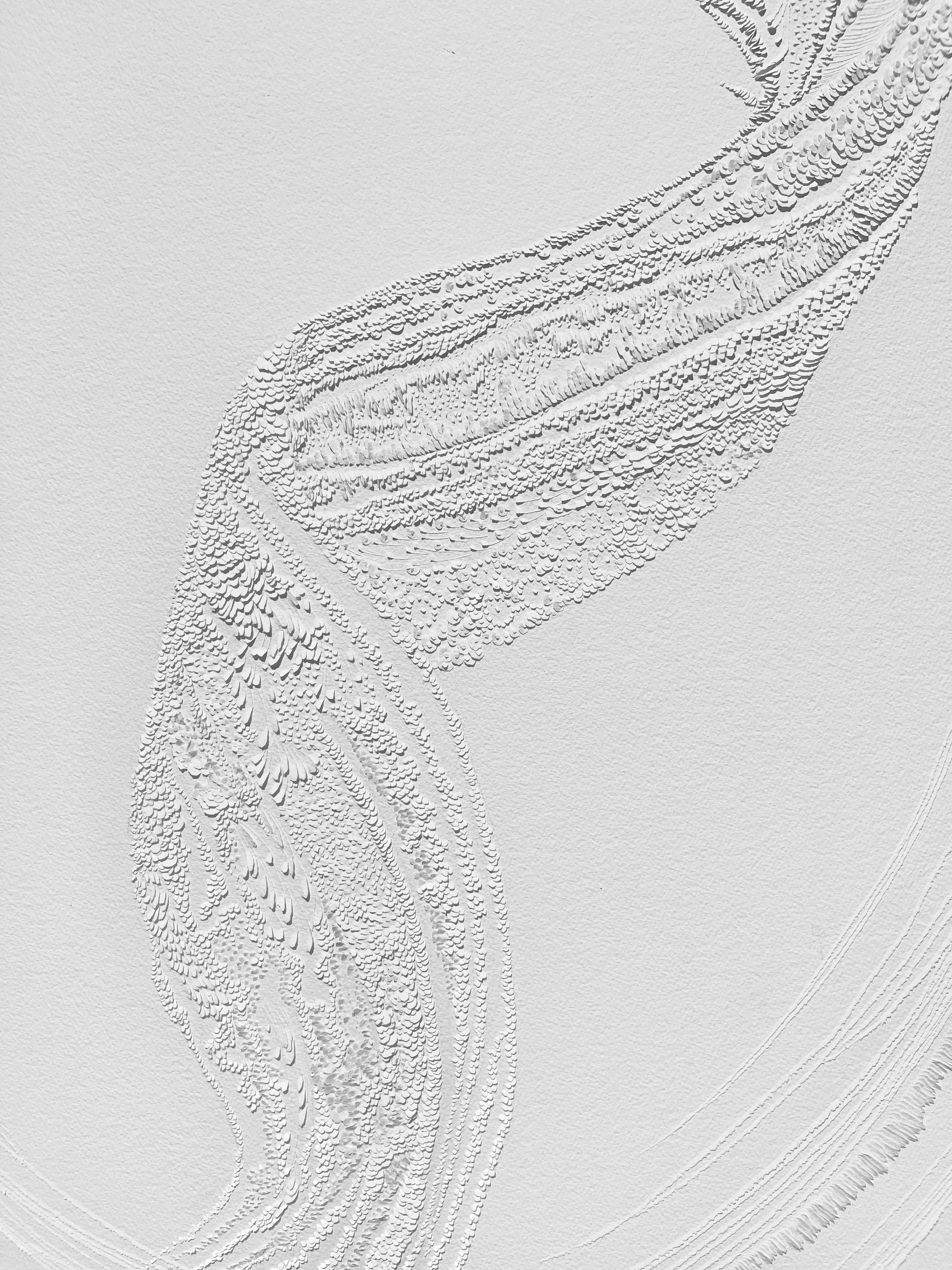 UNITY IN MOTION I - Bas relief on paper For Sale 1