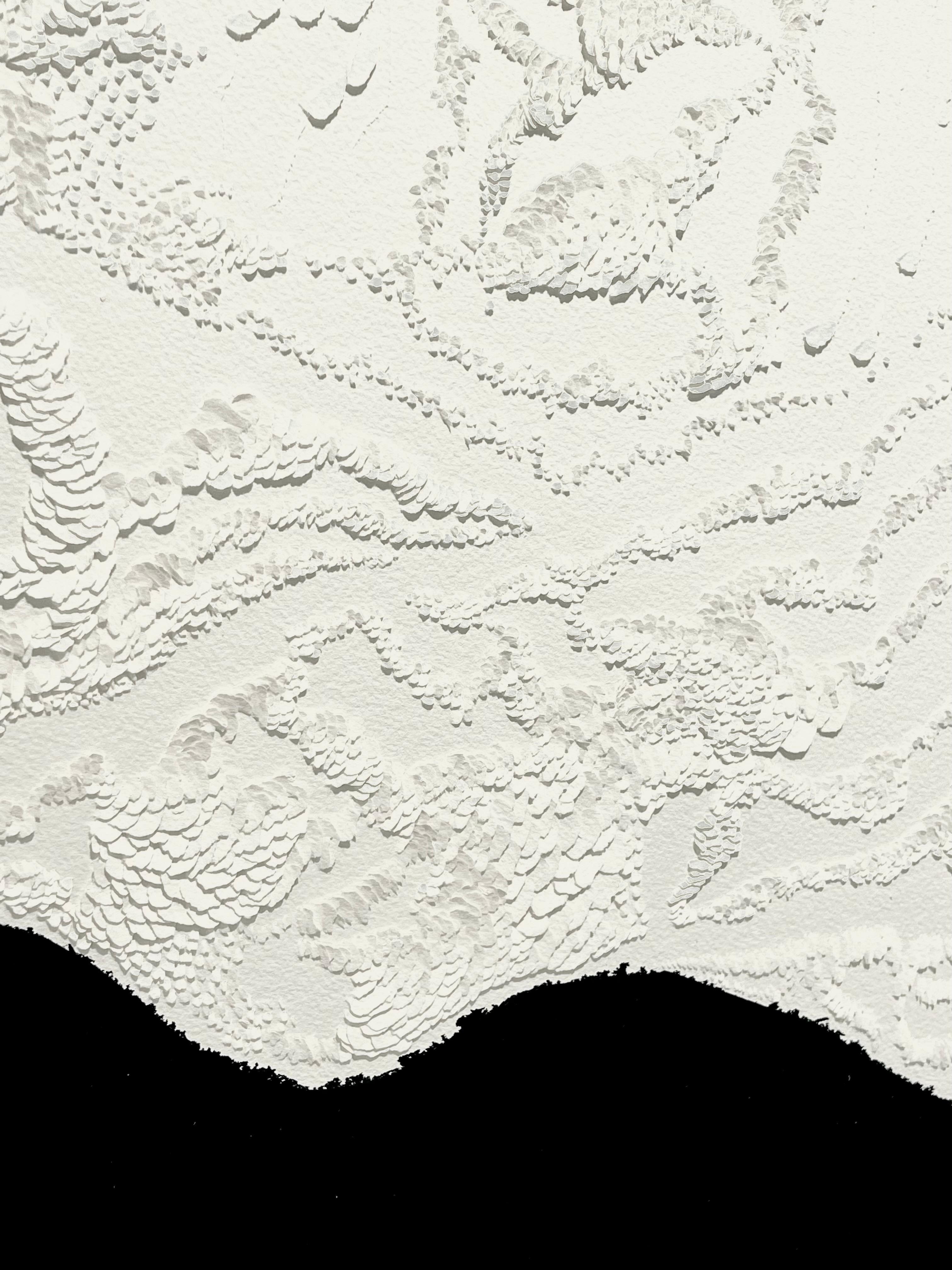 NEIGE ET MONTAGNE - Diptyque - Sculpture Abstracto de Séverine de La Chapelle