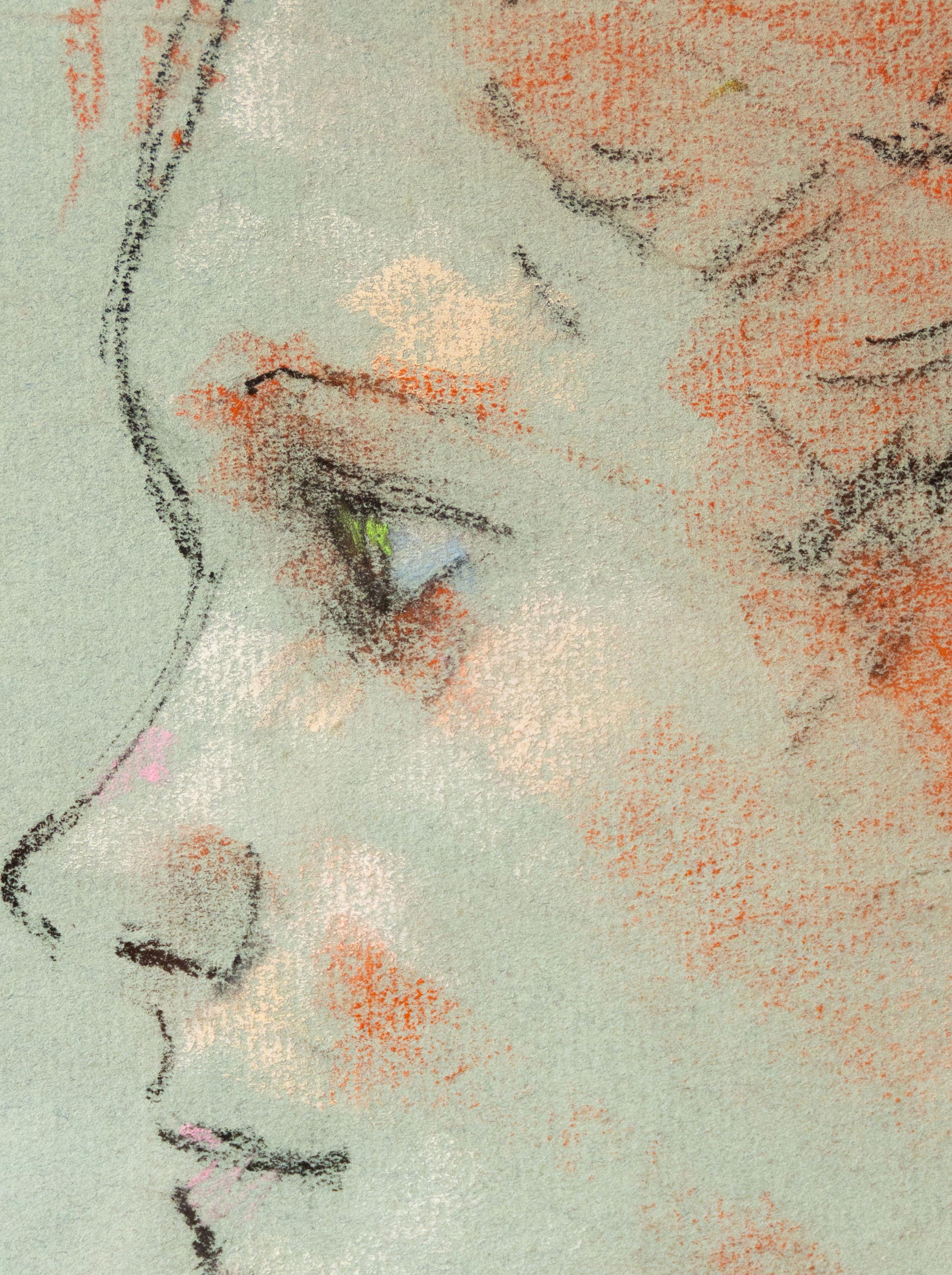 Portrait of a Lady (after Toulouse-Lautrec), 1924 For Sale 2
