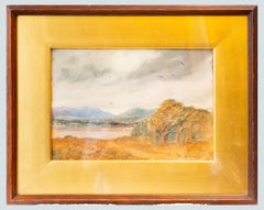 British School Landscape Watercolour, Signed and Dated 1908