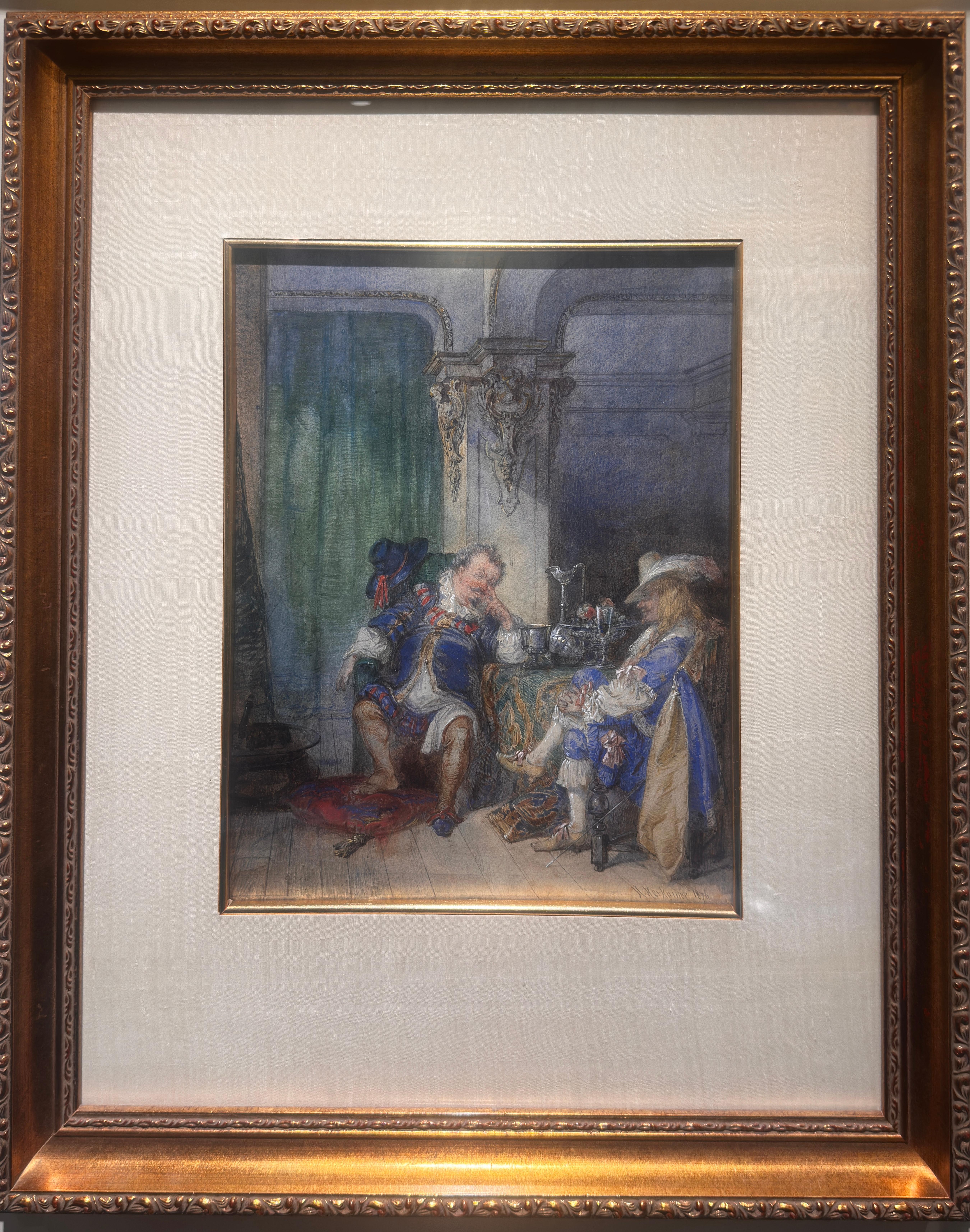 A Scene from Shakespeare’s Twelfth Night - Art by Sir Hubert Von Herkomer R.A. RWS