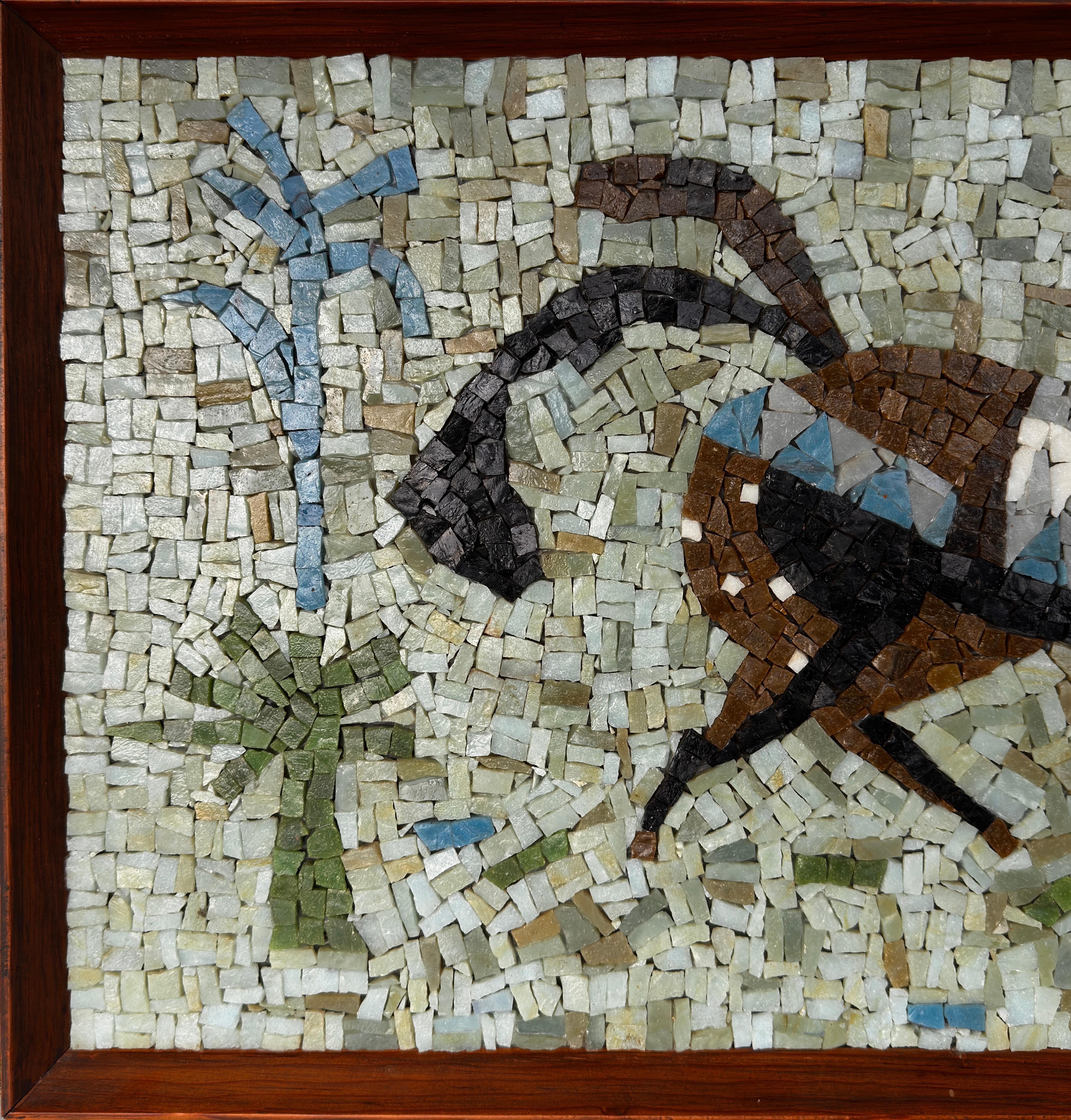 Cavallo gallonato, mosaico di vetro in vendita 3