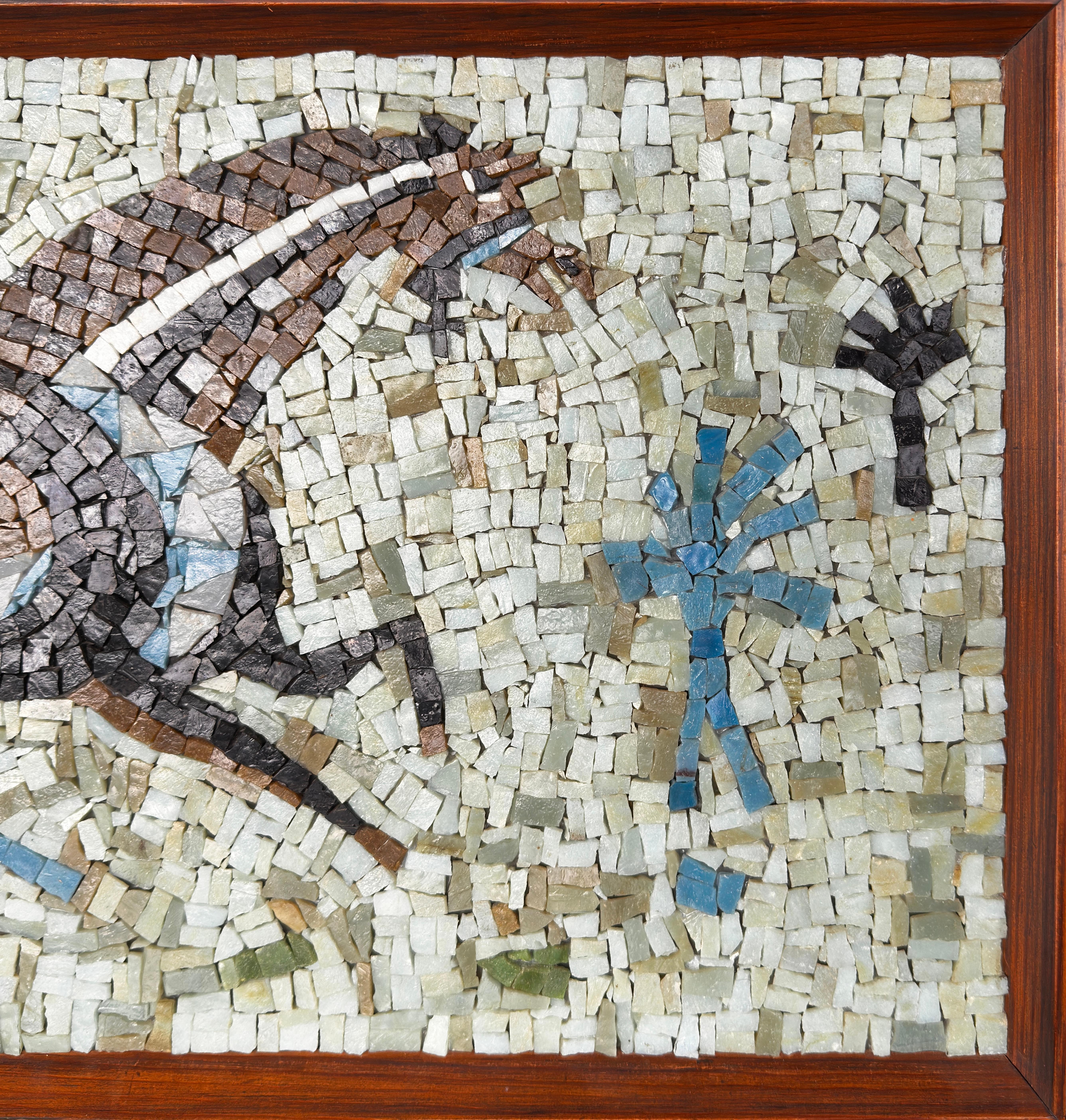 Cavallo gallonato, mosaico di vetro in vendita 1