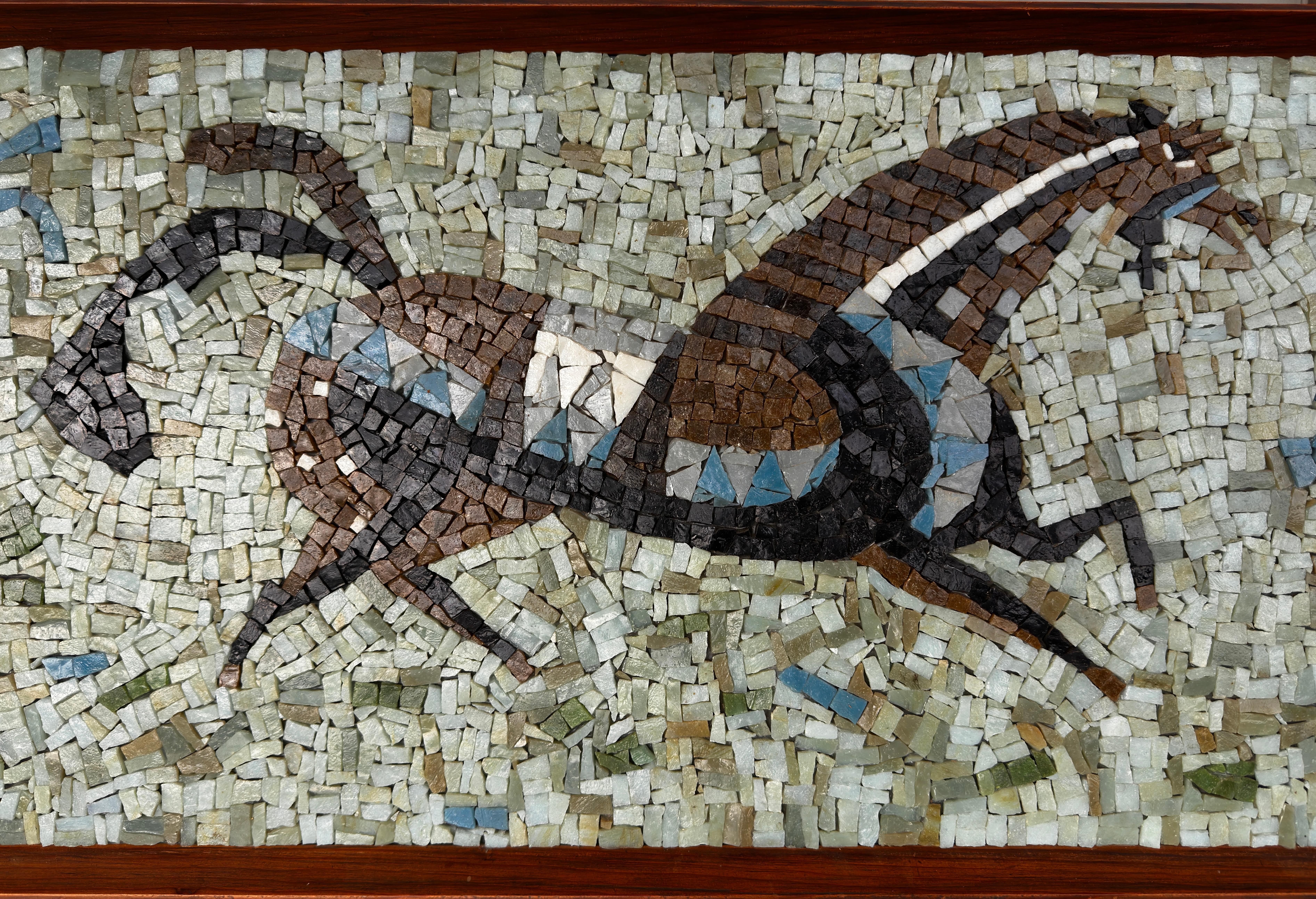 Cavallo gallonato, mosaico di vetro in vendita 2