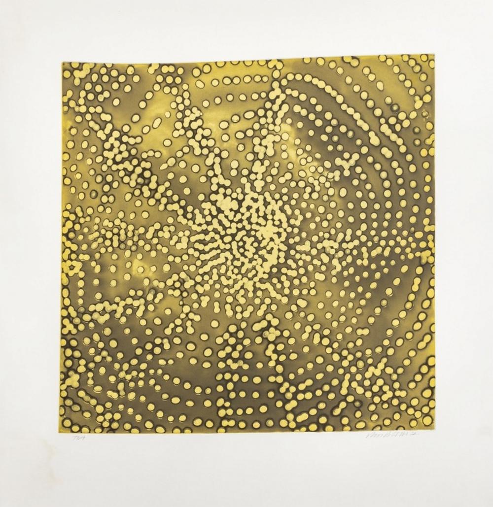 Ross Bleckner "Sequenza di selezione" Acquaforte