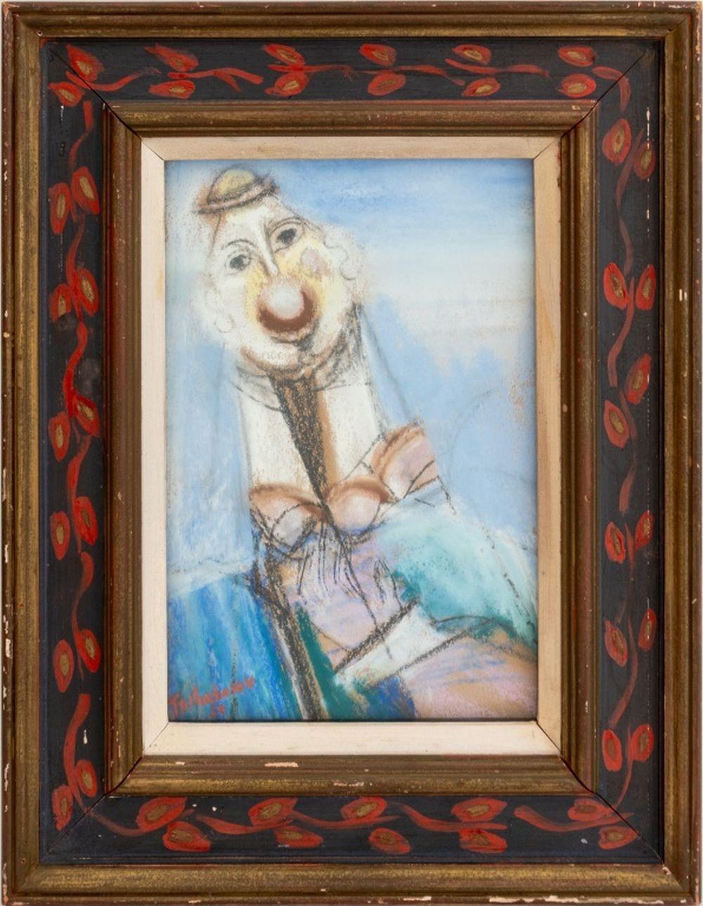Nahum Tschacbasov Figurative Art - Clown