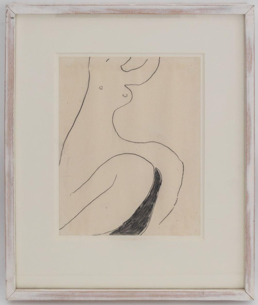 Femme assise nue