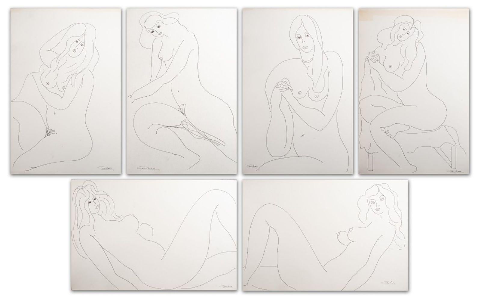 Nude Woman Compositions, 6