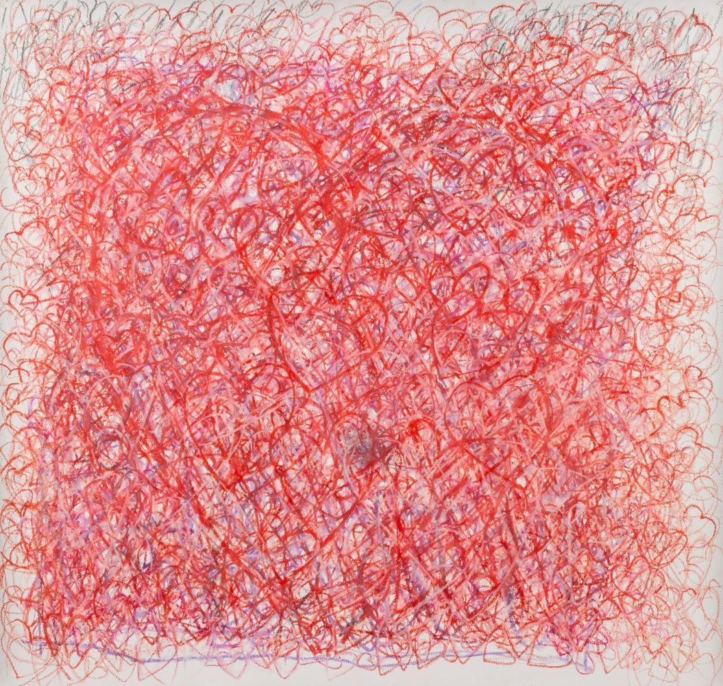 Abstract Drawing de Domenick Capobianco  - "Corazones II"
