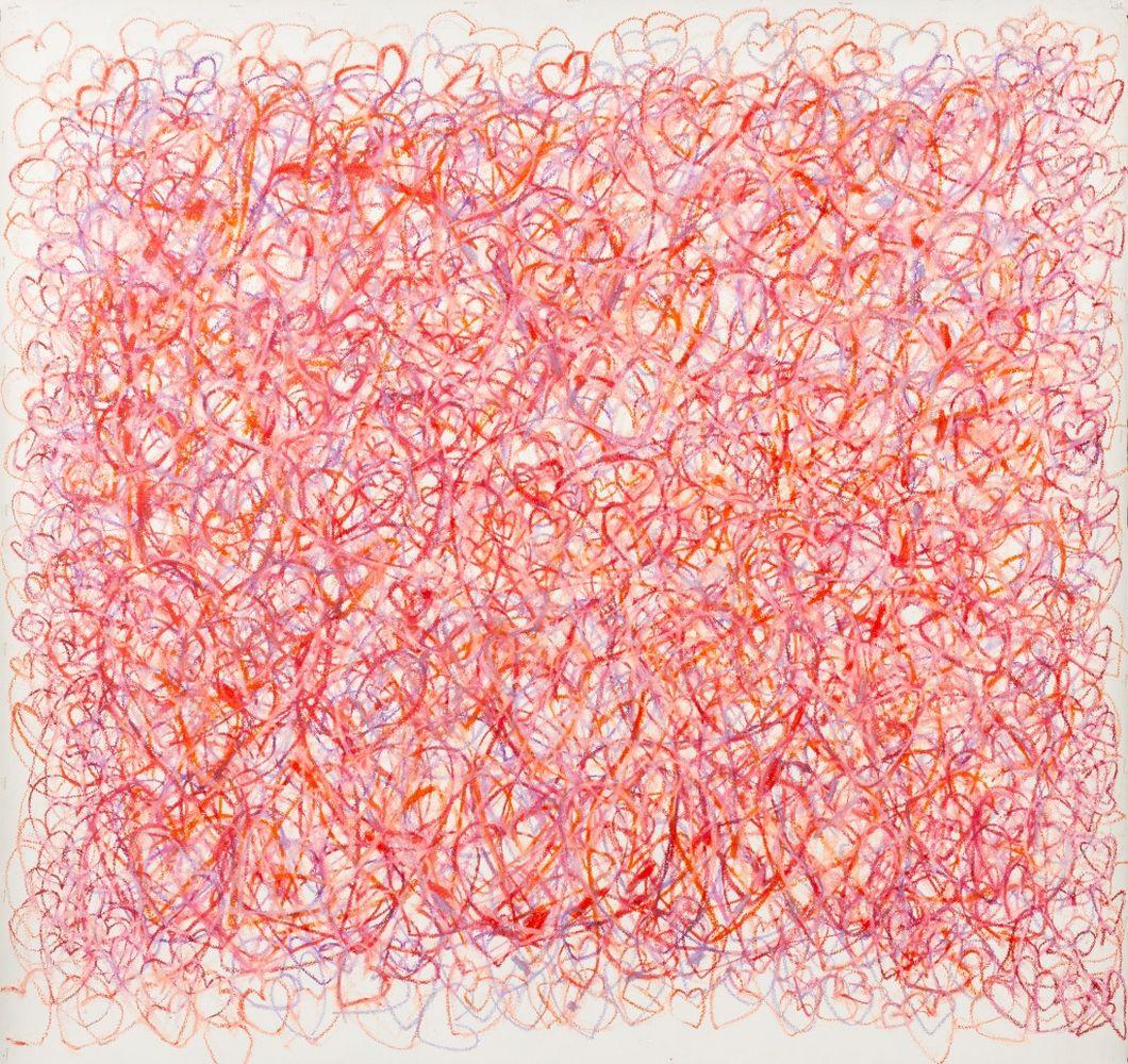 Abstract Drawing de Domenick Capobianco  - "Corazones"