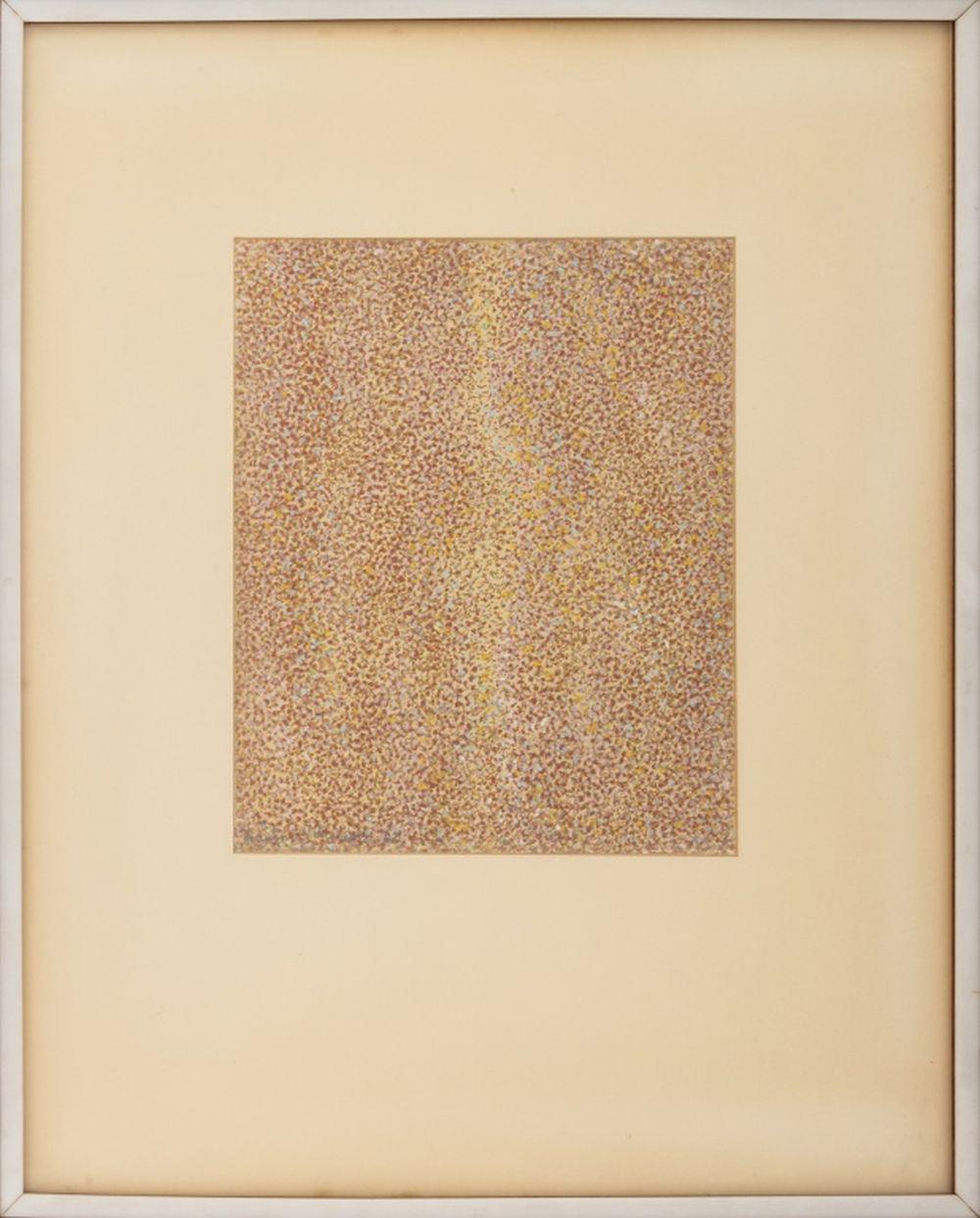 Abstract Drawing de Manfred Schwartz - Composición puntillista Rivulet