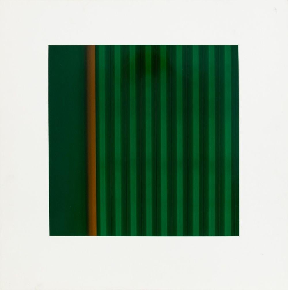 Abstracción en Verde - Art de Anne Sager