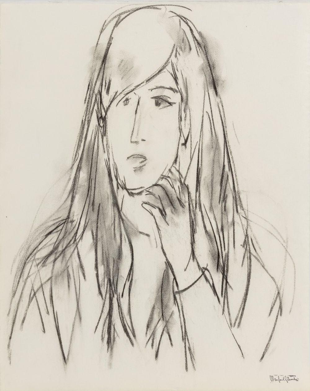 Portrait di Manfred Schwartz - Ritratto di donna