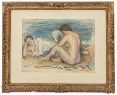 Nude Drawings and Watercolors