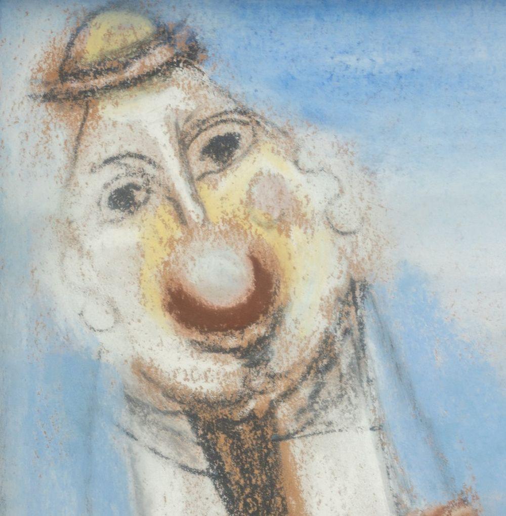 Clown - Expressionist Art by Nahum Tschacbasov