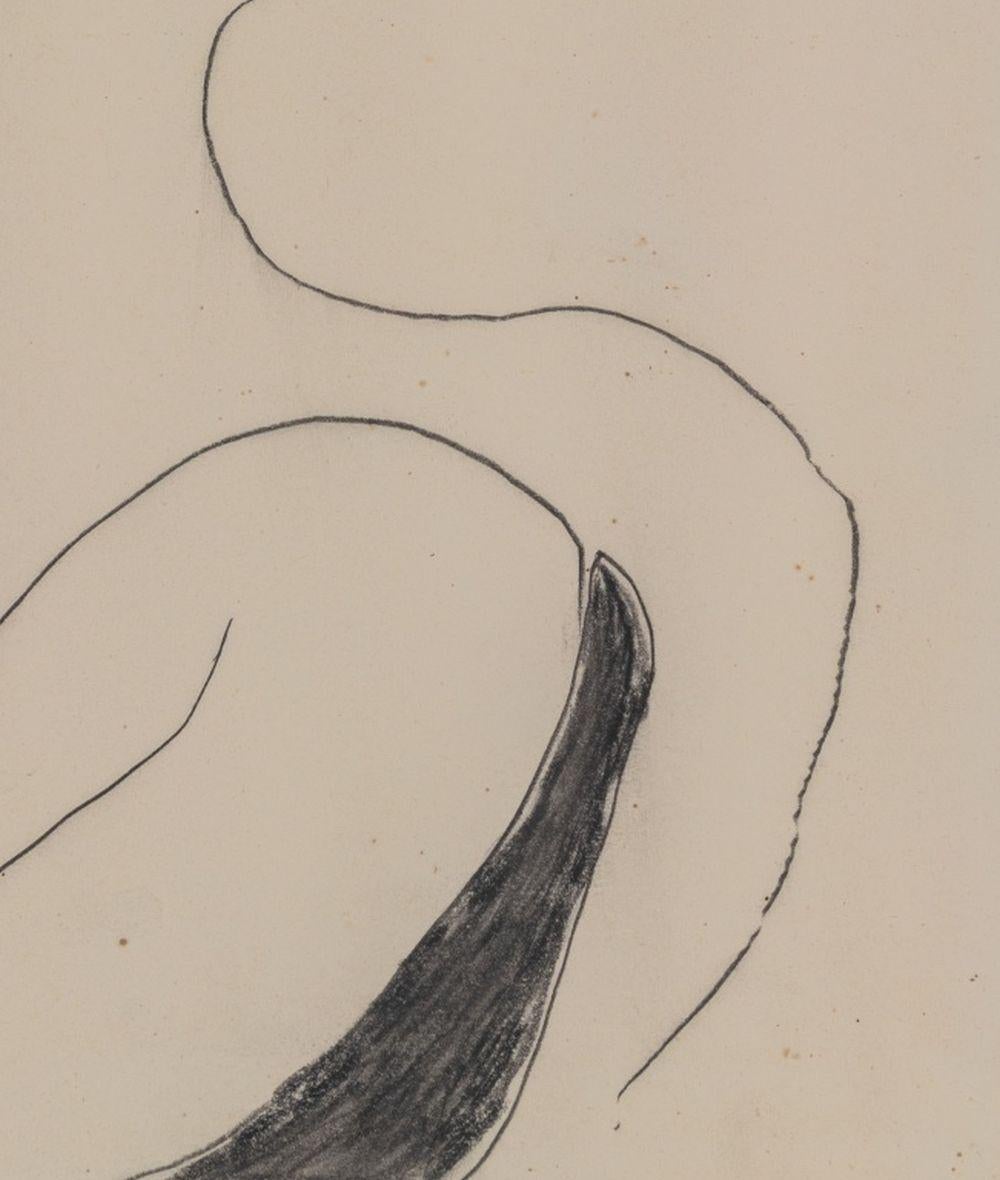 Seated Female Nude - Contemporary Art by Roger Hilton