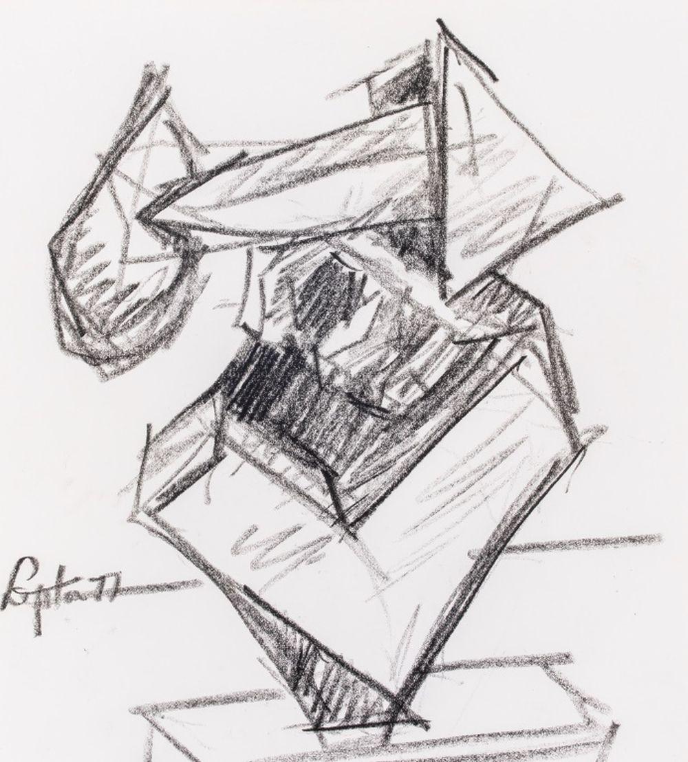 Abstract Expressionist Sculpture Study - Art by Seymour Lipton