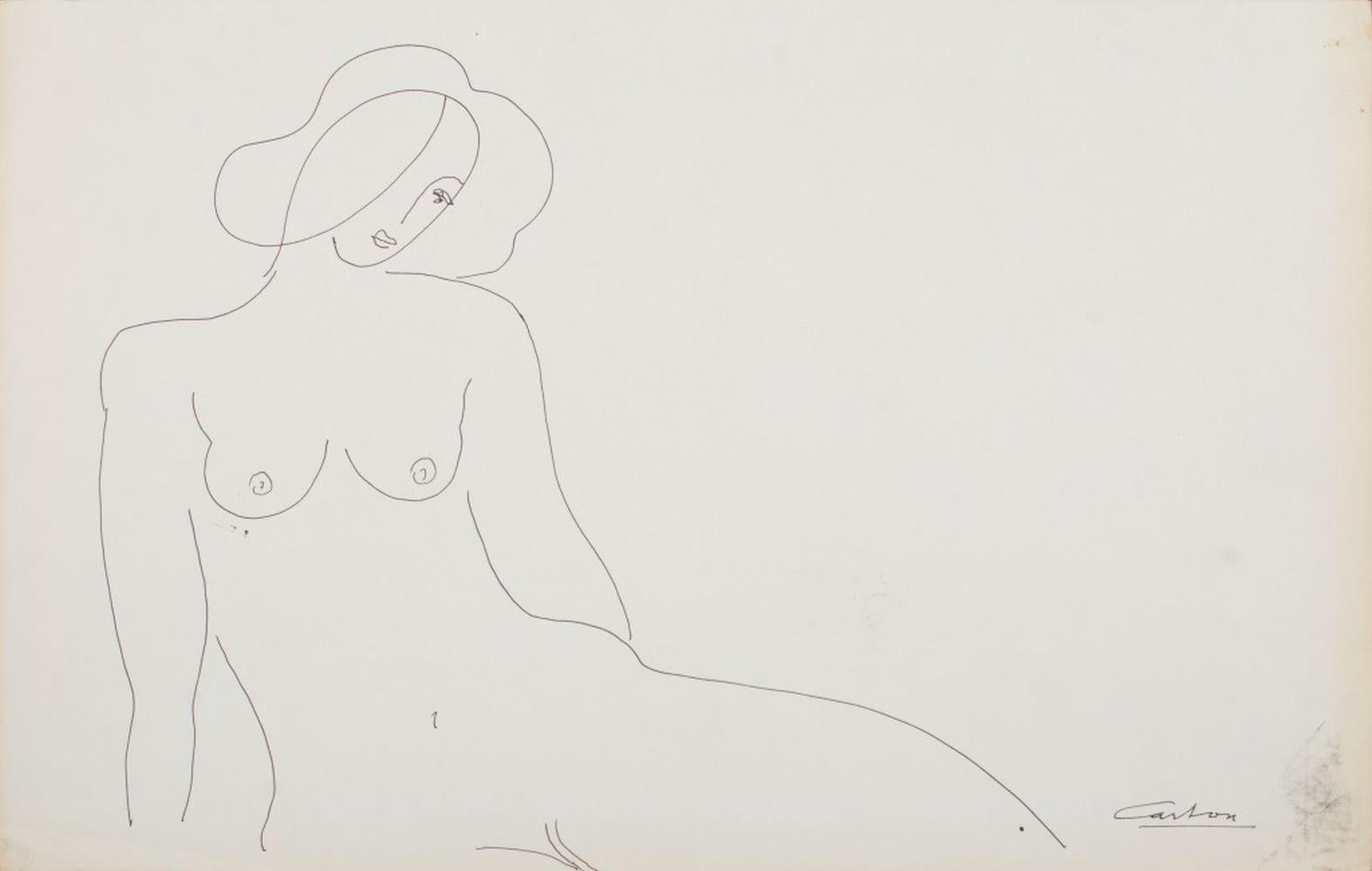 Nude Woman Compositions, 8 - Art by Norman Carton