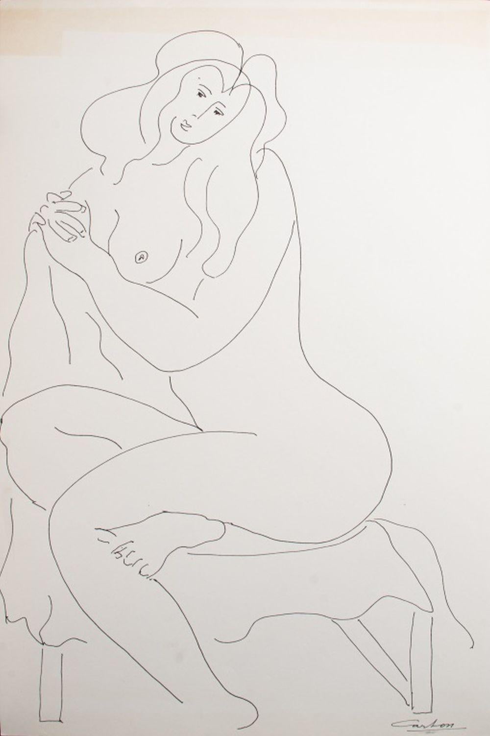 Composiciones de mujeres desnudas, 6 - Art de Norman Carton