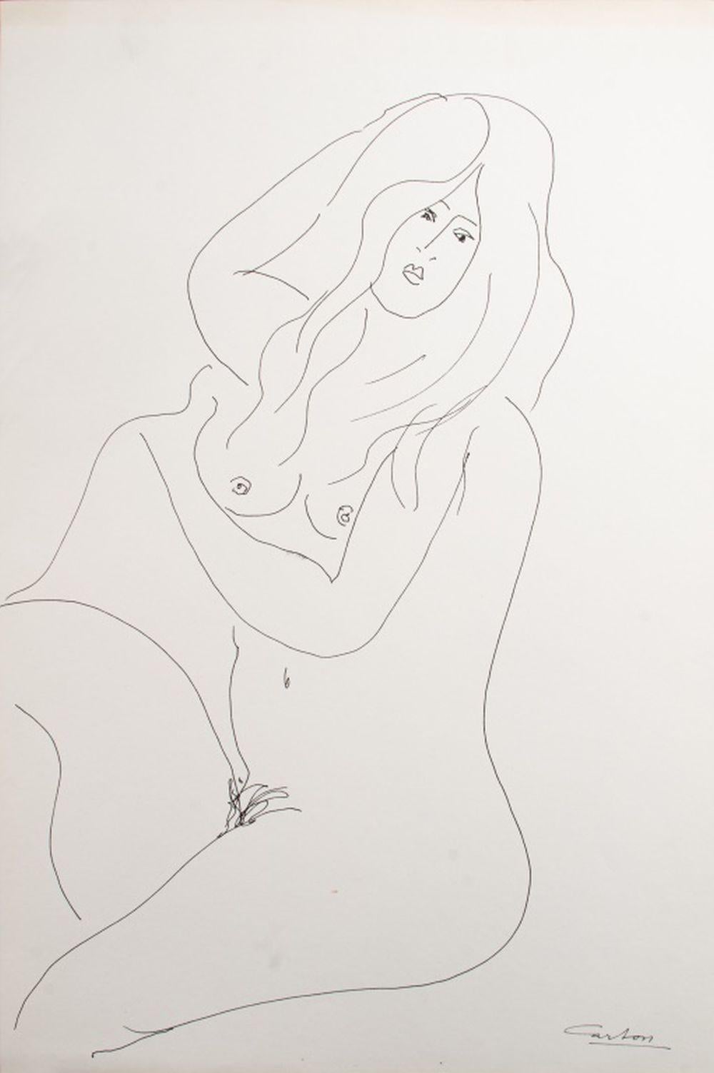 Composiciones de mujeres desnudas, 6 - Nude Gris de Norman Carton