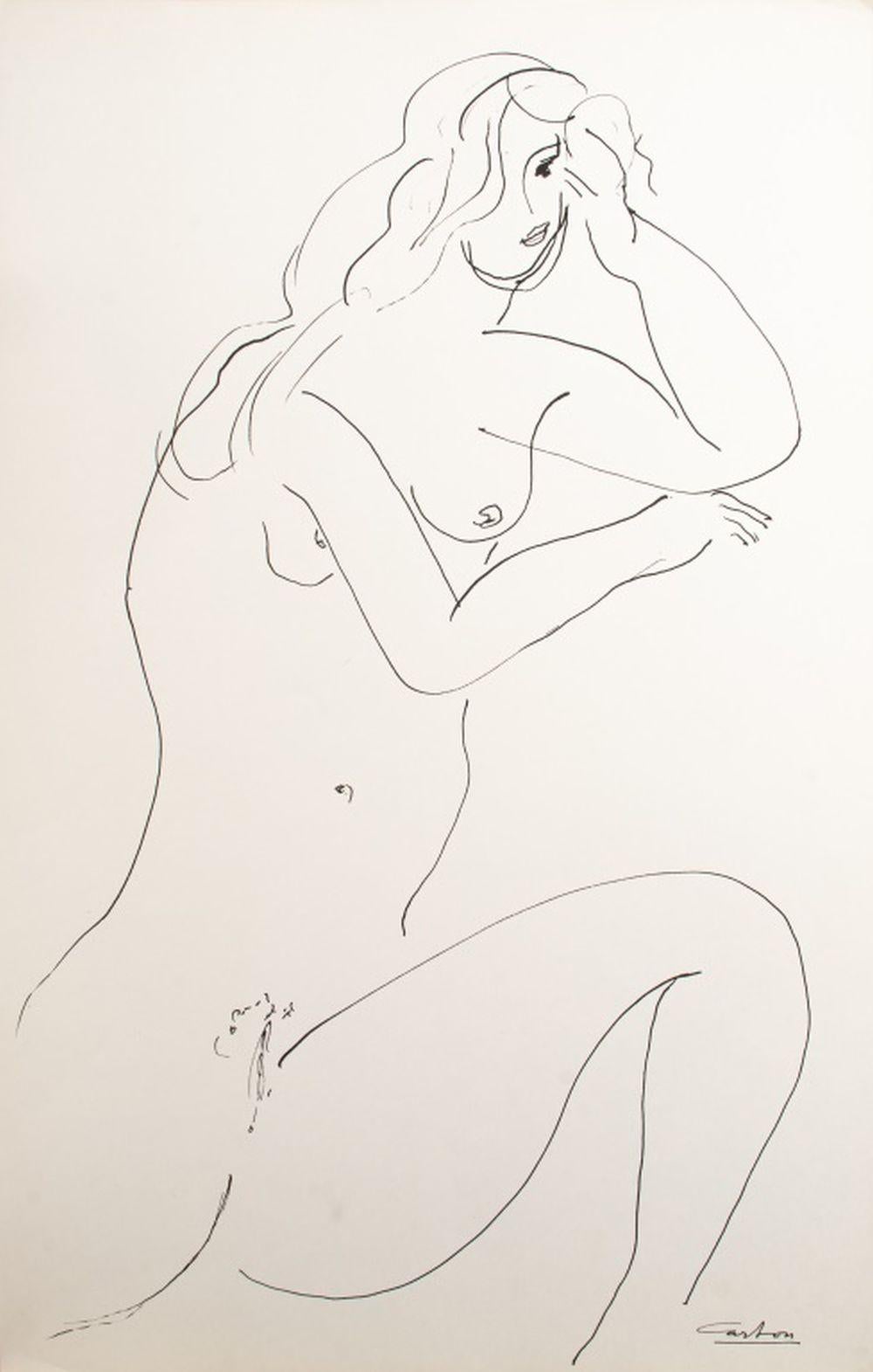Composizioni di donne nude, 6 - Art di Norman Carton