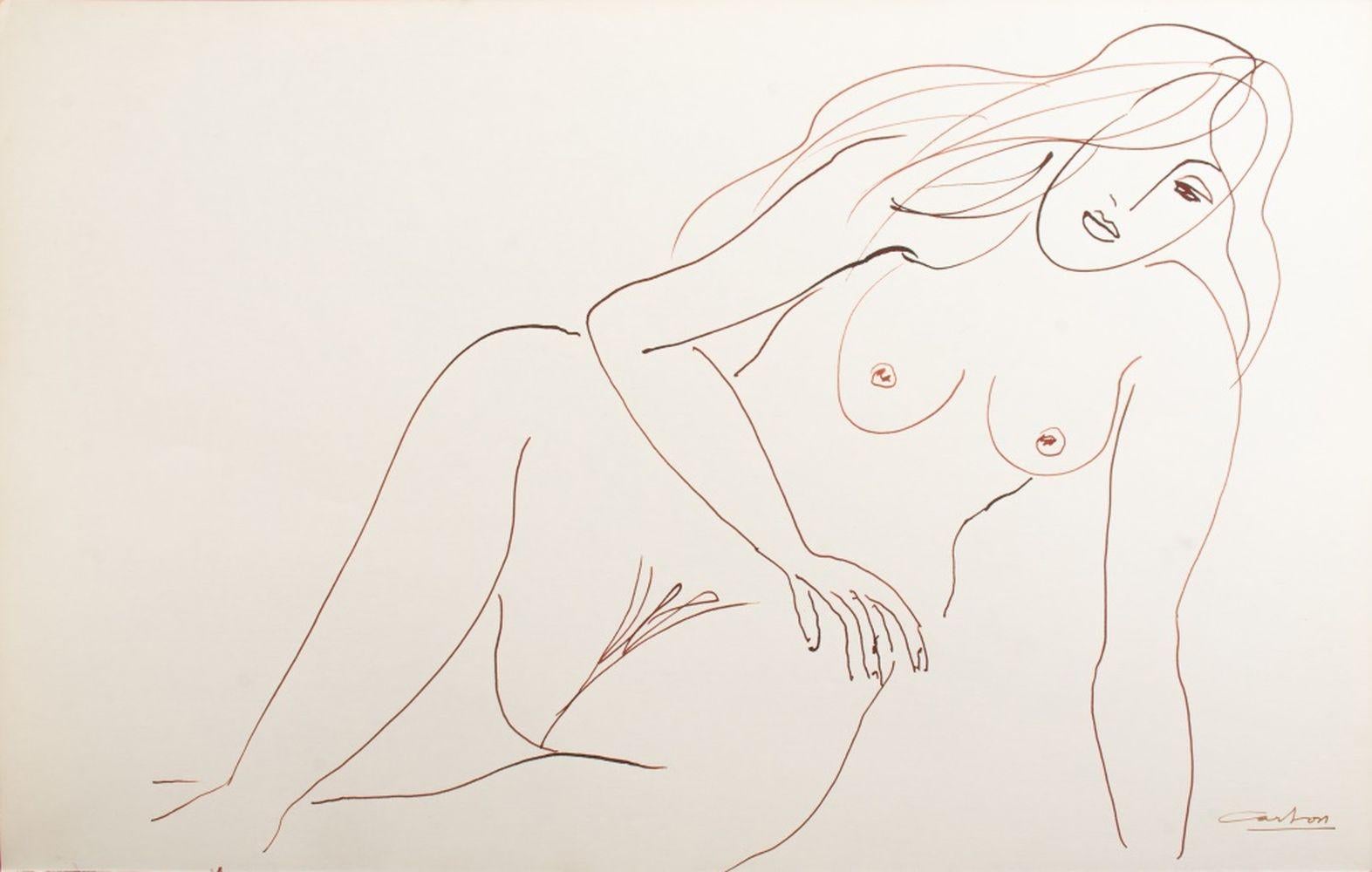 Composizioni di donne nude, 6 - Nude Beige di Norman Carton