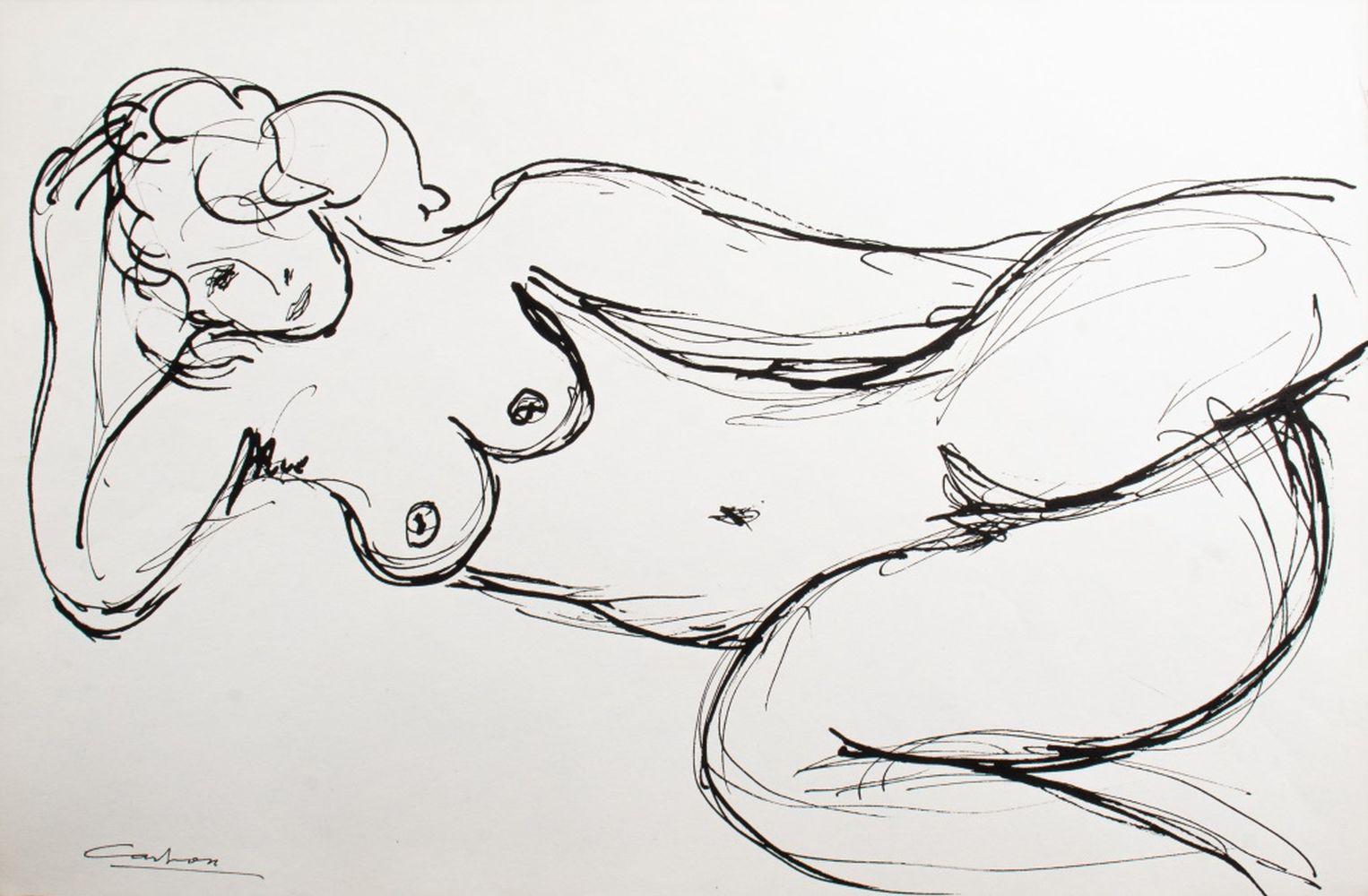 Composiciones de mujeres desnudas, 6 - Art de Norman Carton