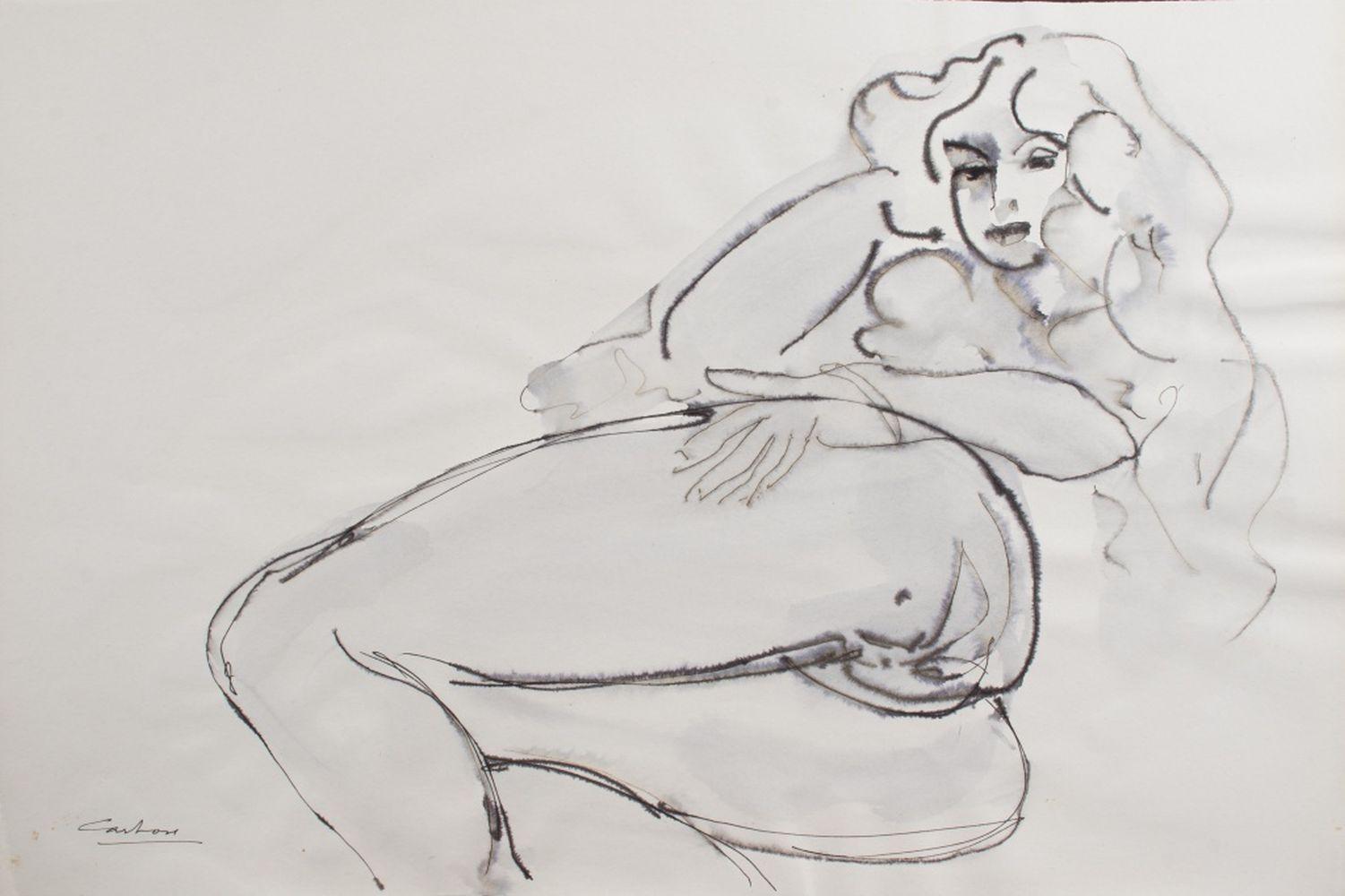 Nude Woman Compositions, 8 - Contemporary Art by Norman Carton
