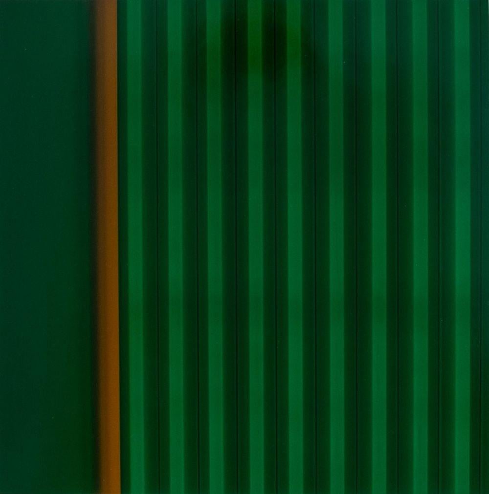 Abstracción en Verde - Art Contemporáneo de Anne Sager