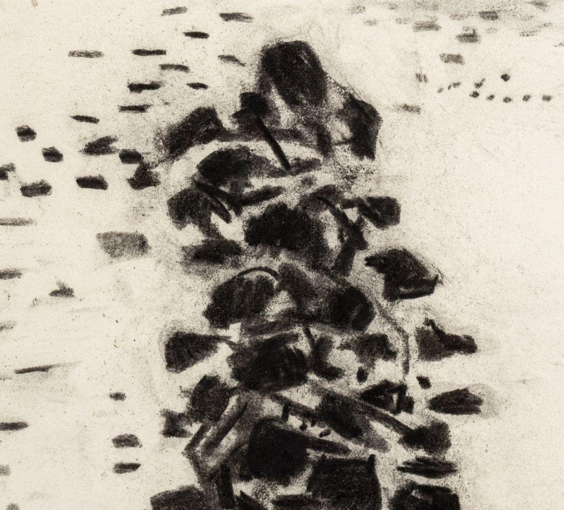 Rockwall Seelandschaft (Moderne), Art, von Manfred Schwartz