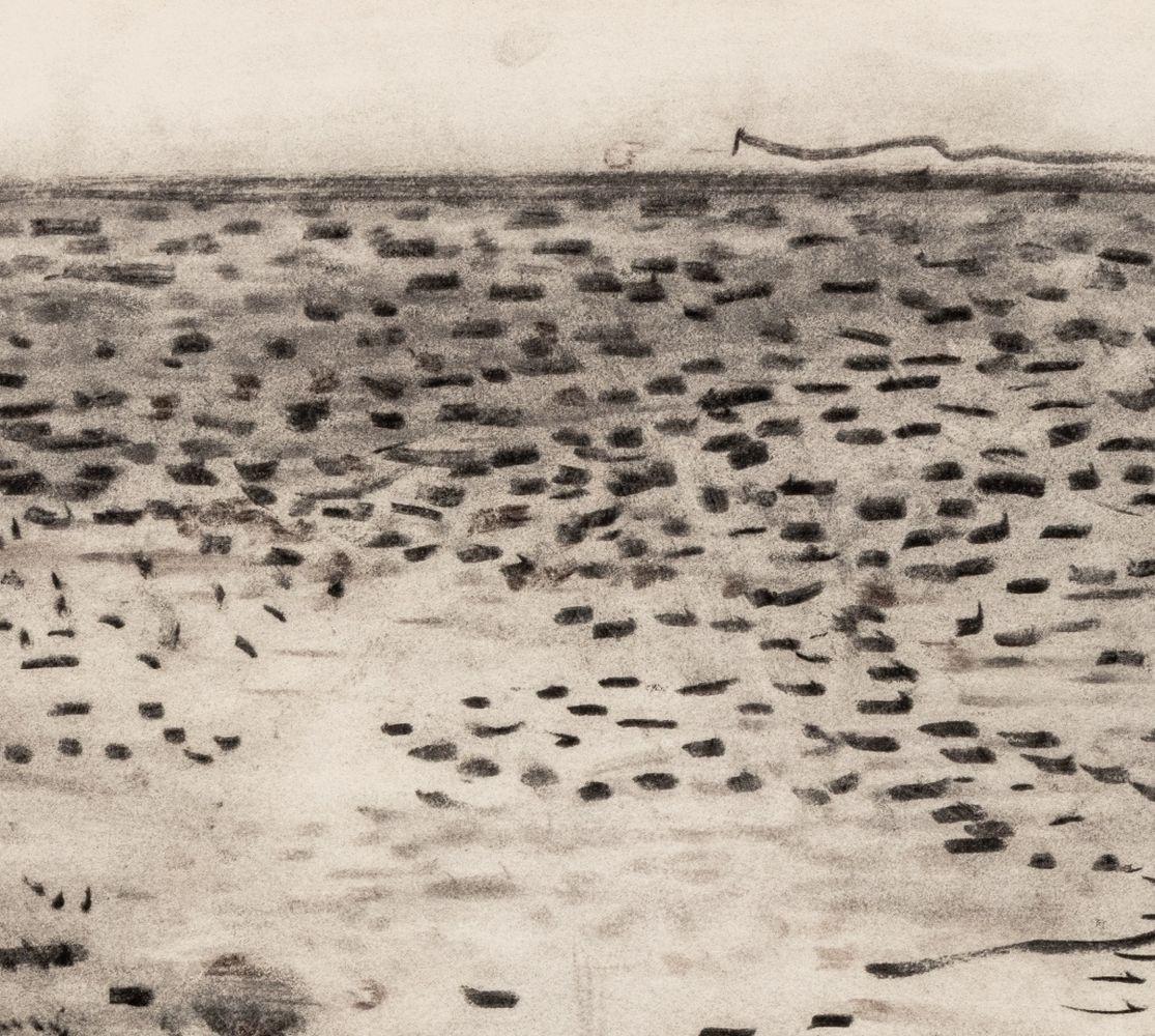Plage Paysage marin - Moderne Art par Manfred Schwartz
