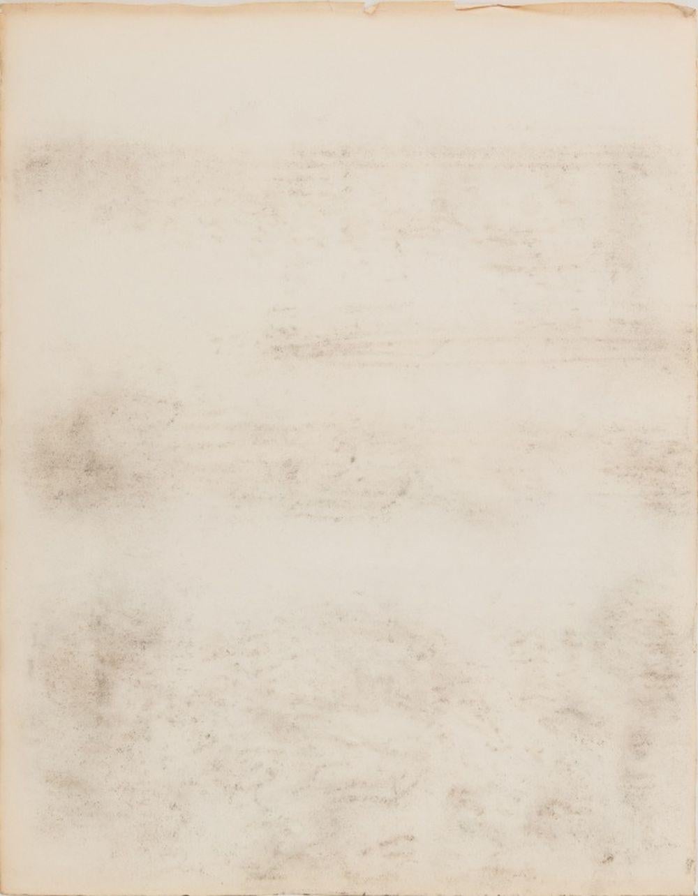 Manfred Schwartz (Amerikaner, geb. in Polen, 1909-1970), Strandlandschaft, Kohle auf Papier, rechts unten mit der Signatur des Künstlers versehen, ungerahmt. 25,5