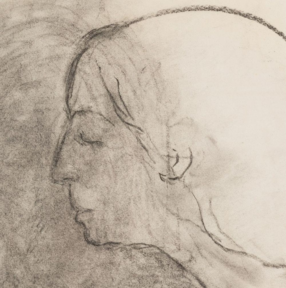 Portrait d'une femme - Moderne Art par Manfred Schwartz