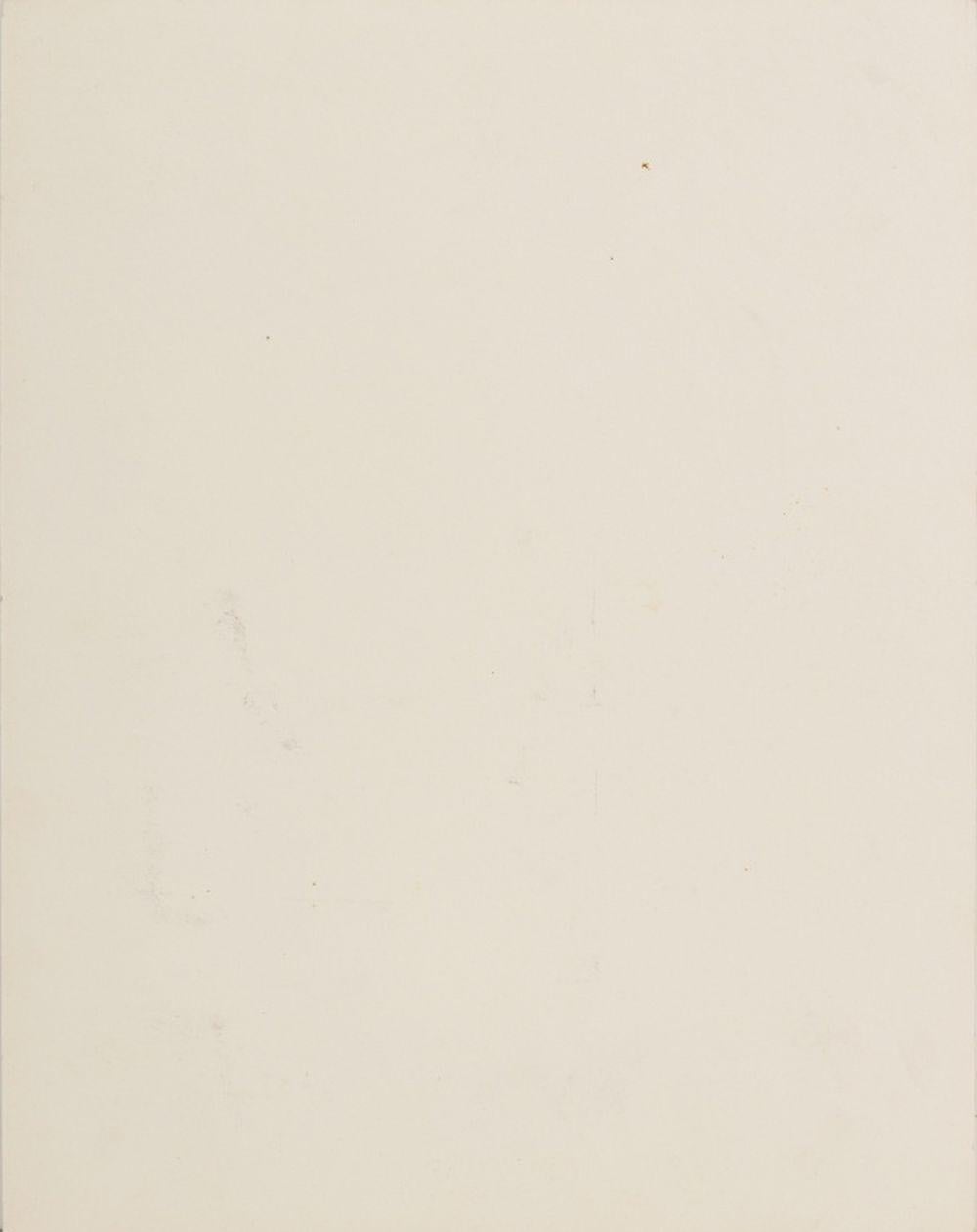 Manfred Schwartz (estadounidense, nacido en Polonia, 1909-1970), El Trapecista, Pastel sobre papel, 1953, firmado a lápiz y fechado abajo a la izquierda, en paspartú, sin enmarcar. Imagen: 9