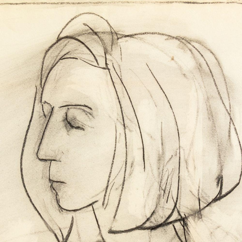 Portrait of Anne Sager - Modern Art by Manfred Schwartz